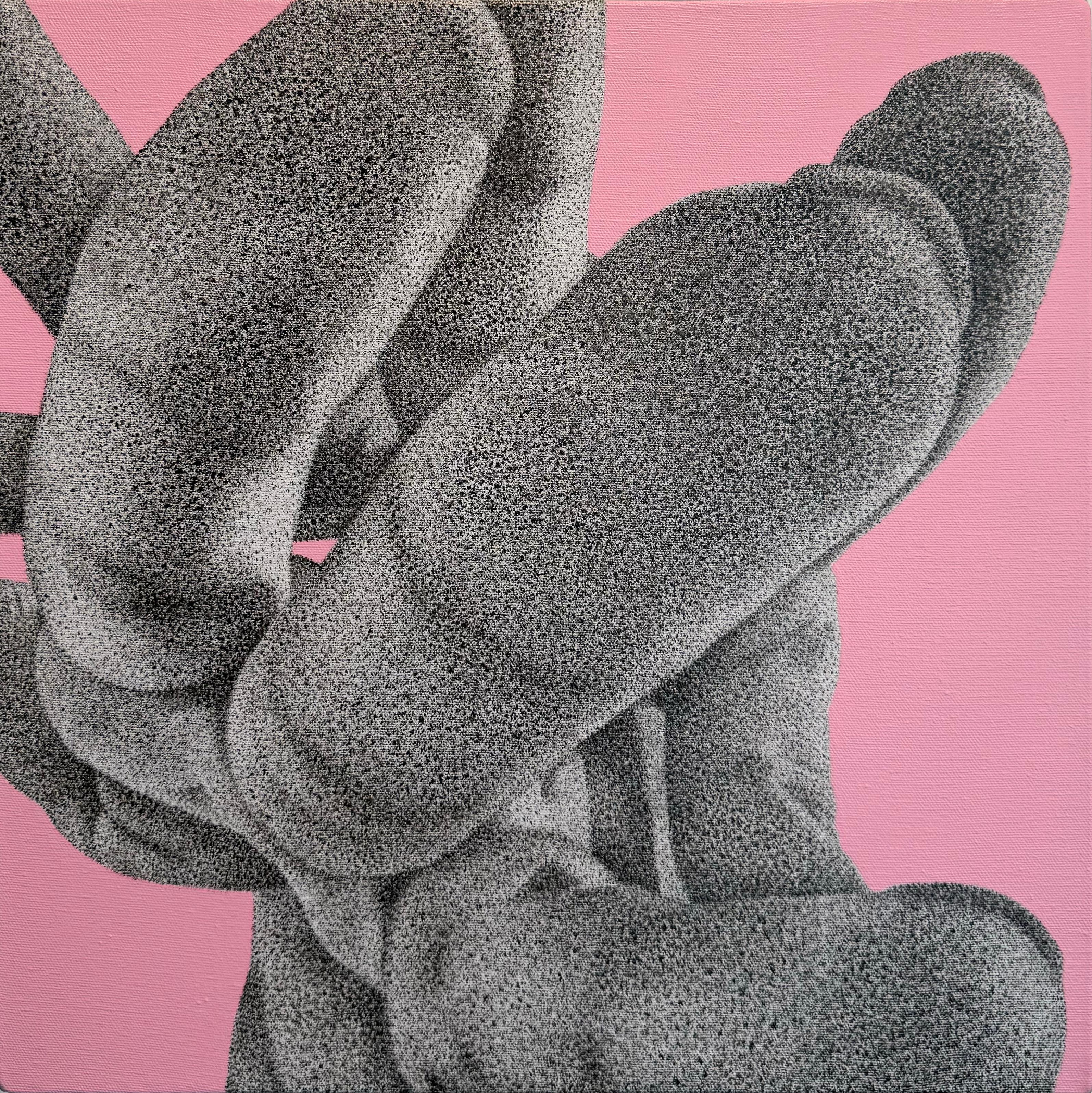 7 Shabnam Eltejaei Untitled the Human Condition Series Acrylic & Oil on Canvas  40x40 Cm 2026 (1405)