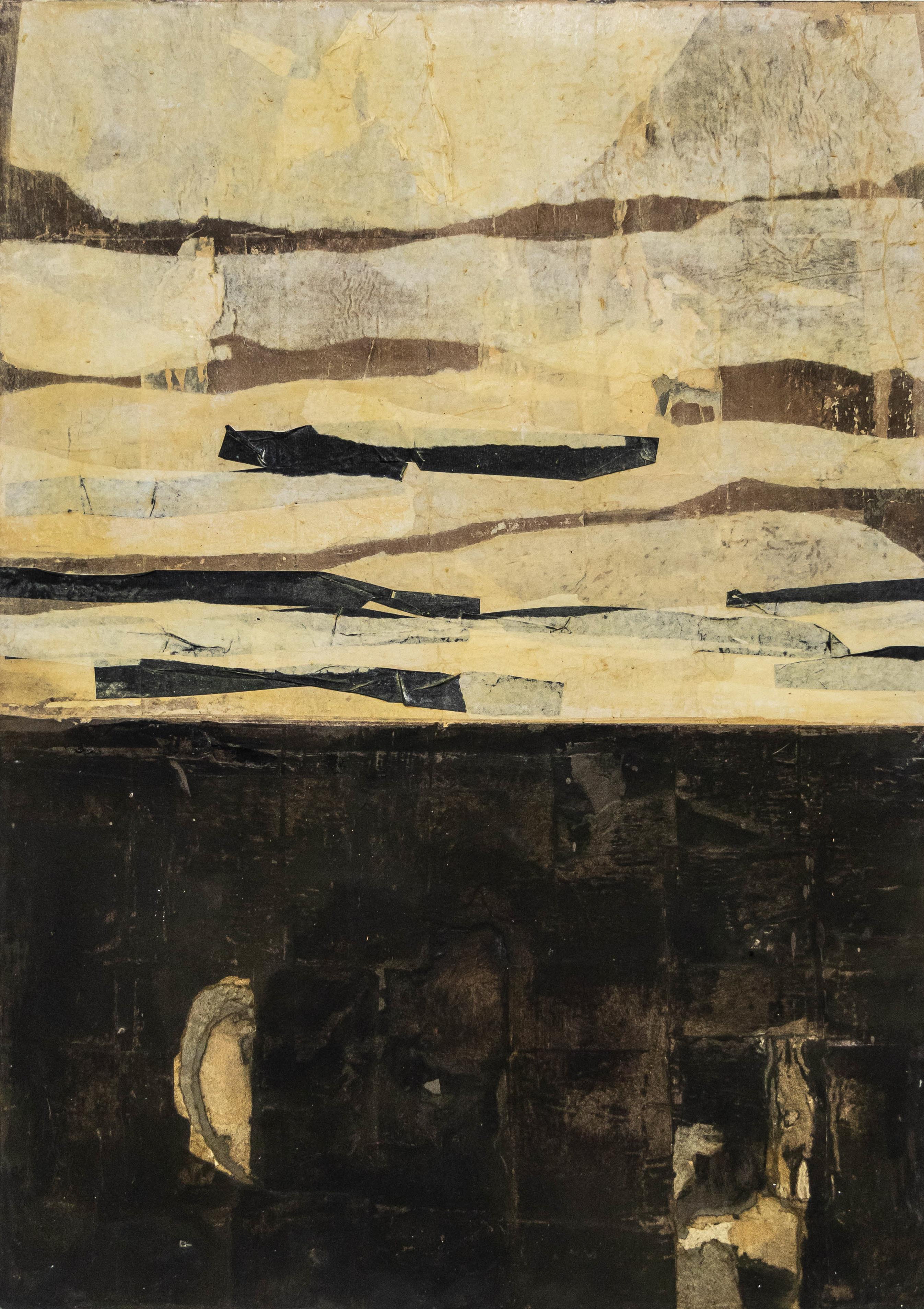 17  Sheyda Monajemi  Untitled  Liminal Series  Mixed Media on Plywood 80x60 1404(2025)