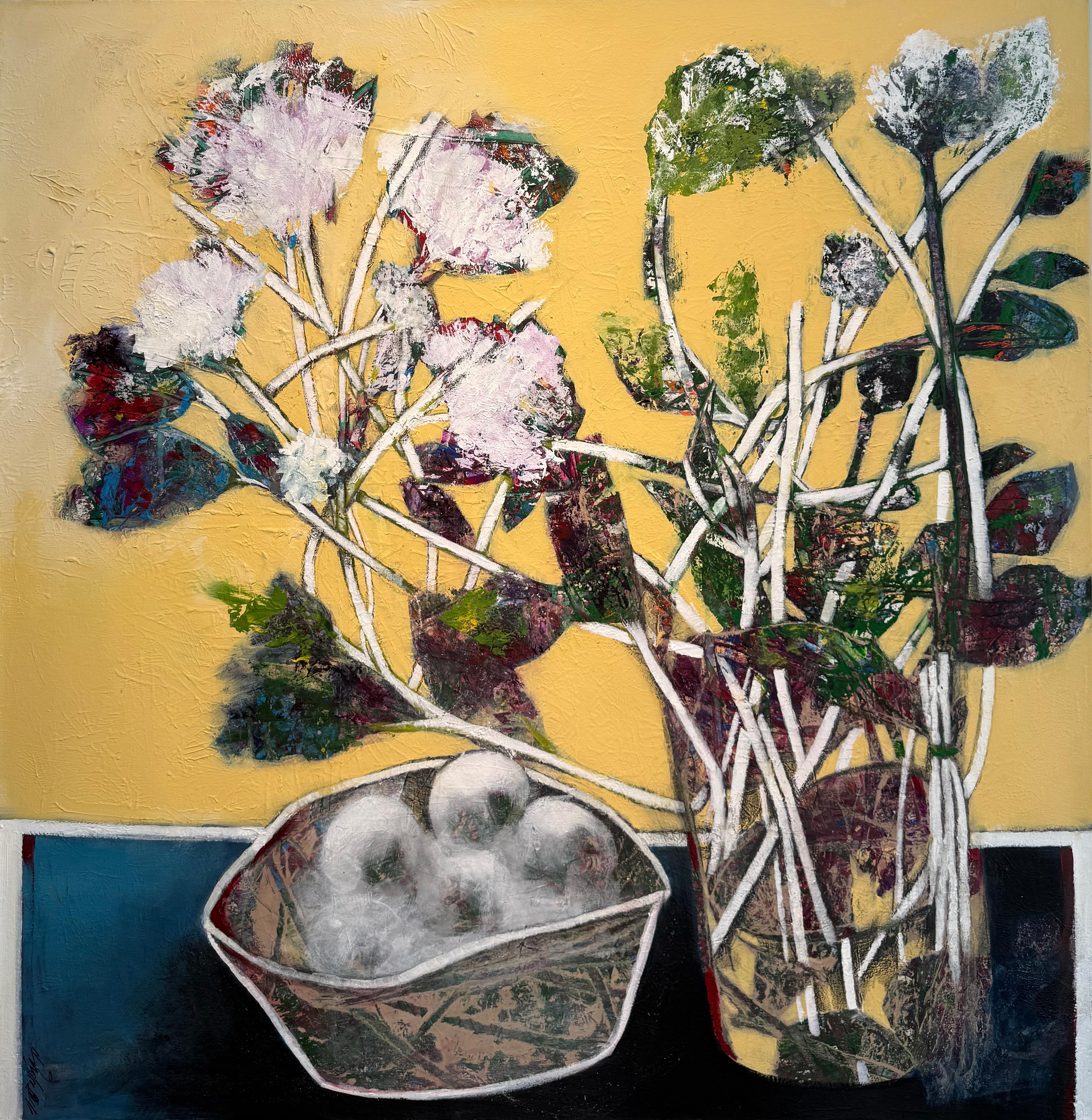 22 Rayka Milanian Mixed Media on Canvas 90x90cm 2025(1404)