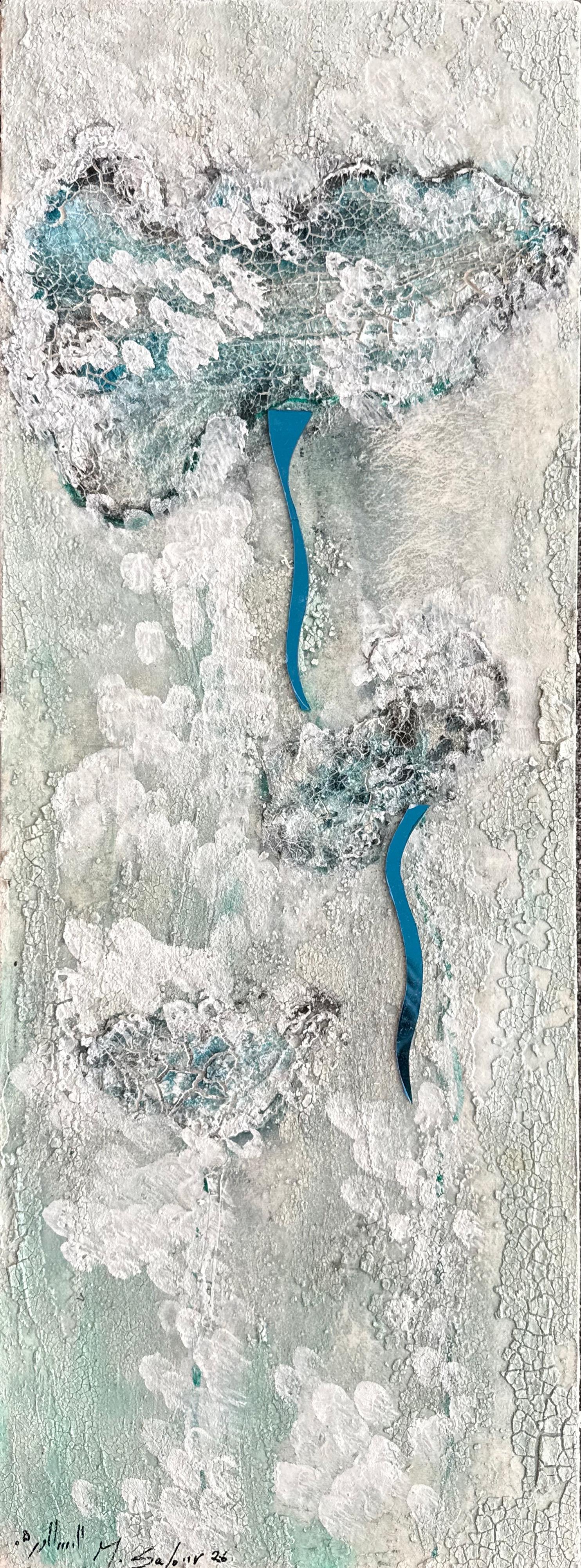 36 Maryam Salour Untitled Mixed Media on Canvas 80x30 Cm 2026 (1405)