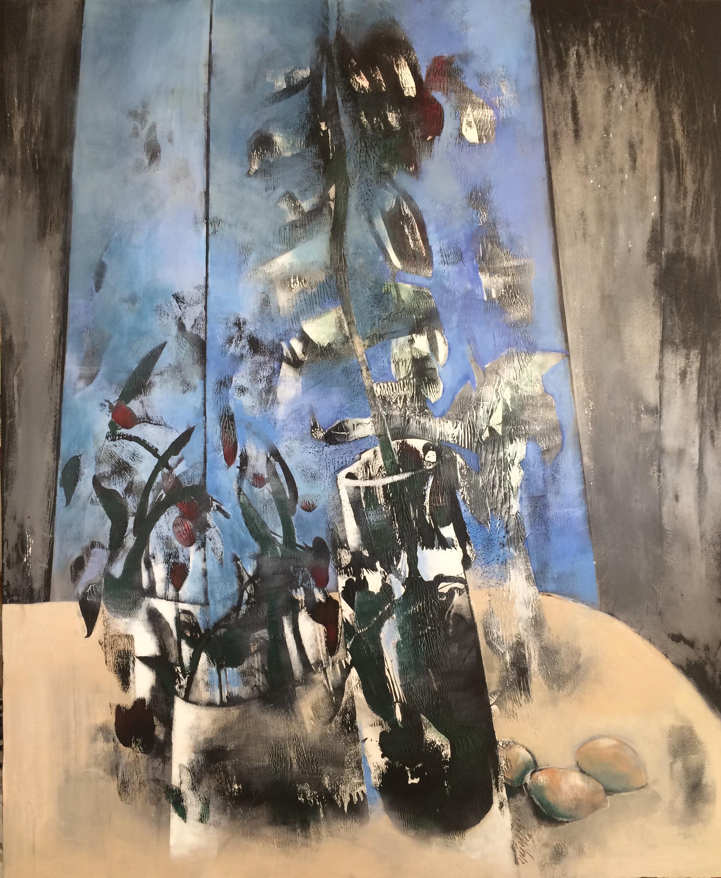 27 Rayka Milanian Untitled Again Acrylic on Canvas 120x100 Cm 2017(1397)