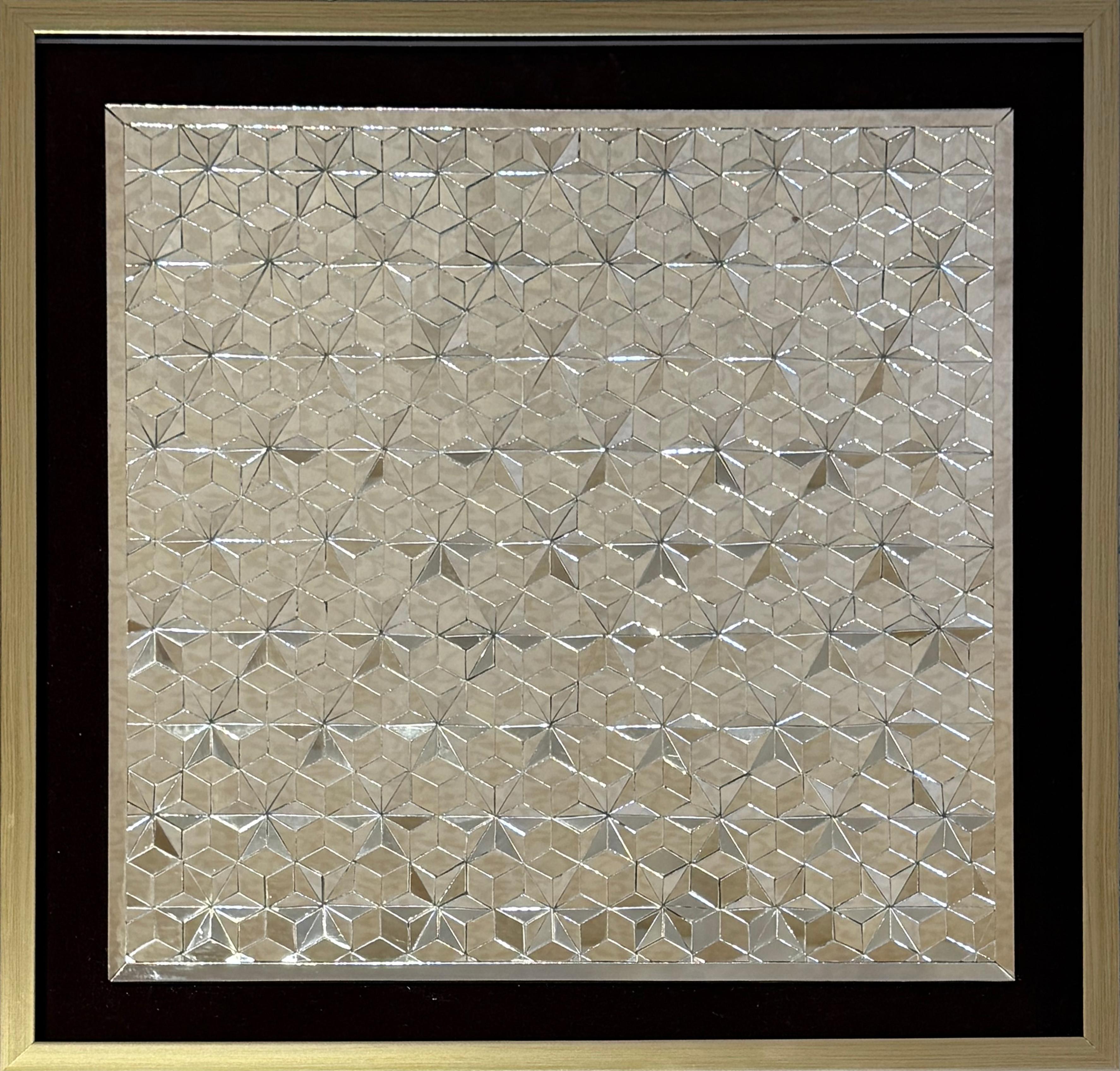 9 Maryam Shekarchian Cheshm Gavi Mirror on Mdf Board 50x50 Cm 2020 (1399)