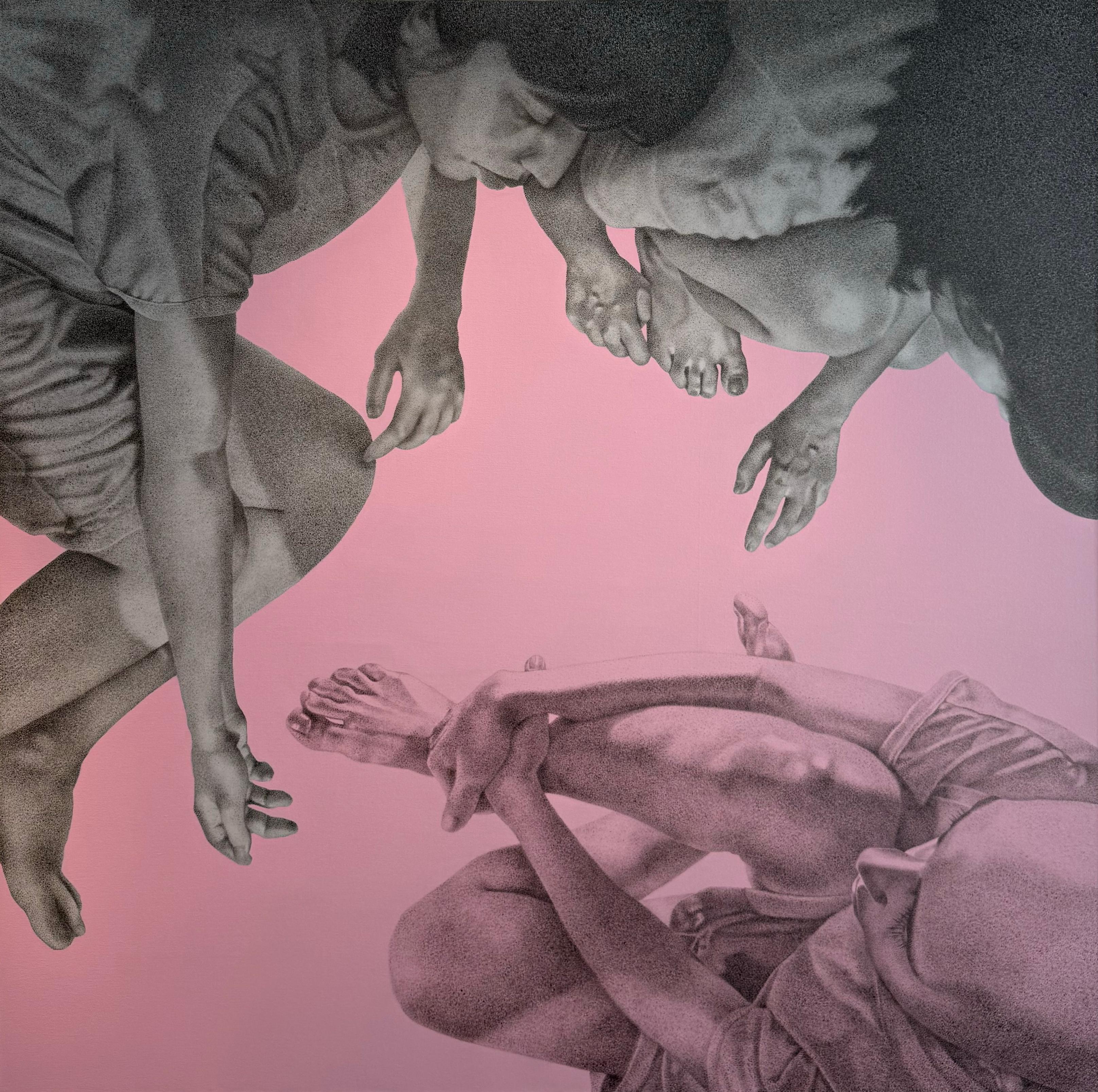 3 Shabnam Eltejaei Untitled the Human Condition Series Acrylic & Oil on Canvas 150x150 Cm 2026 (1405)