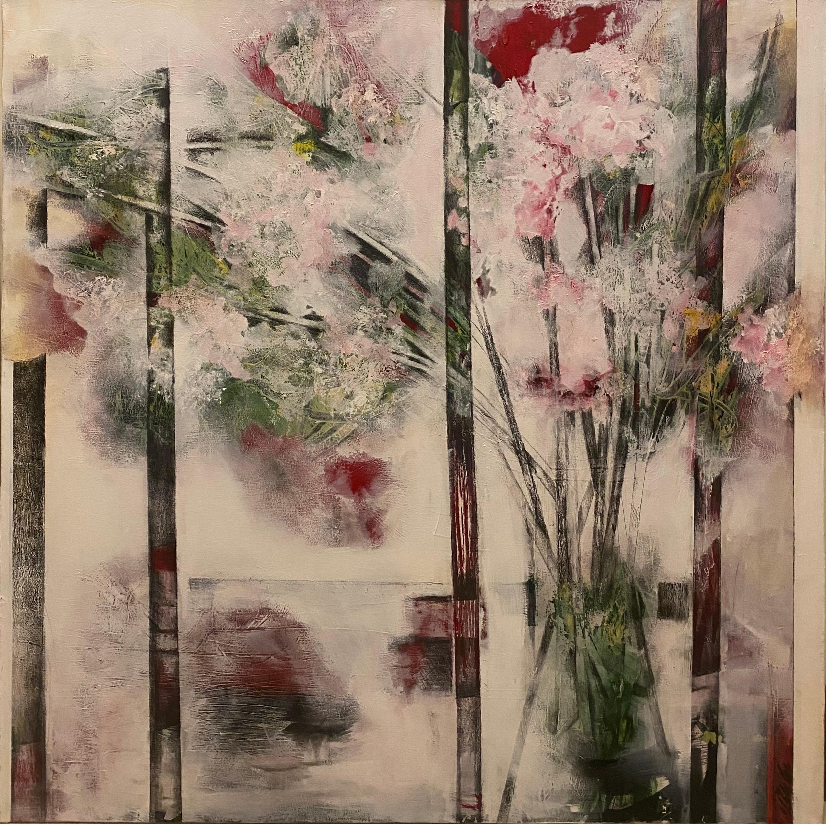 17 Rayka Milanian Untitled Again Mixed Media on Canvas 80x80 Cm 2024(1403)