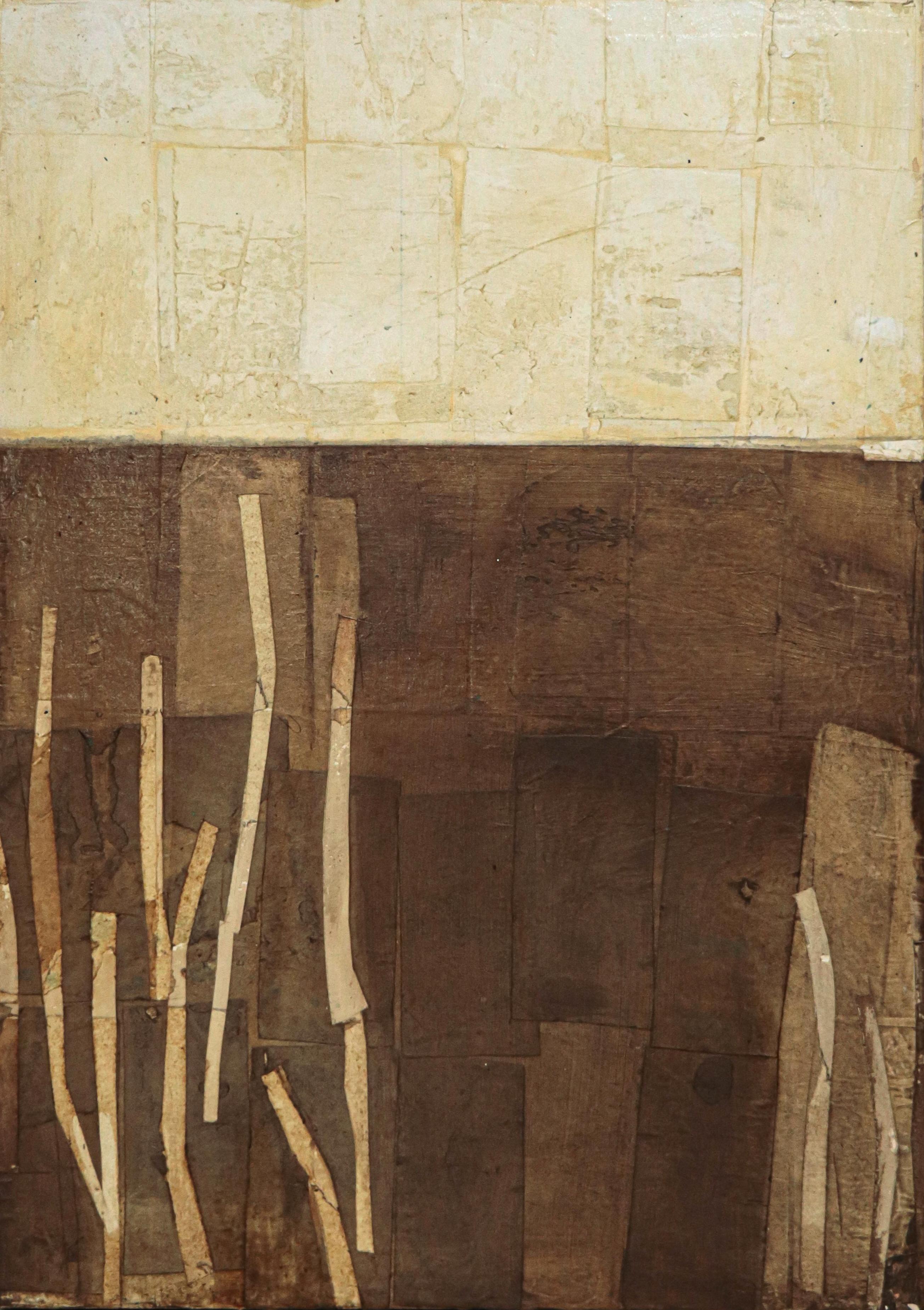 8  Sheyda Monajemi  Untitled  Liminal Series  Mixed Media on Plywood 80x60 1404(2025)