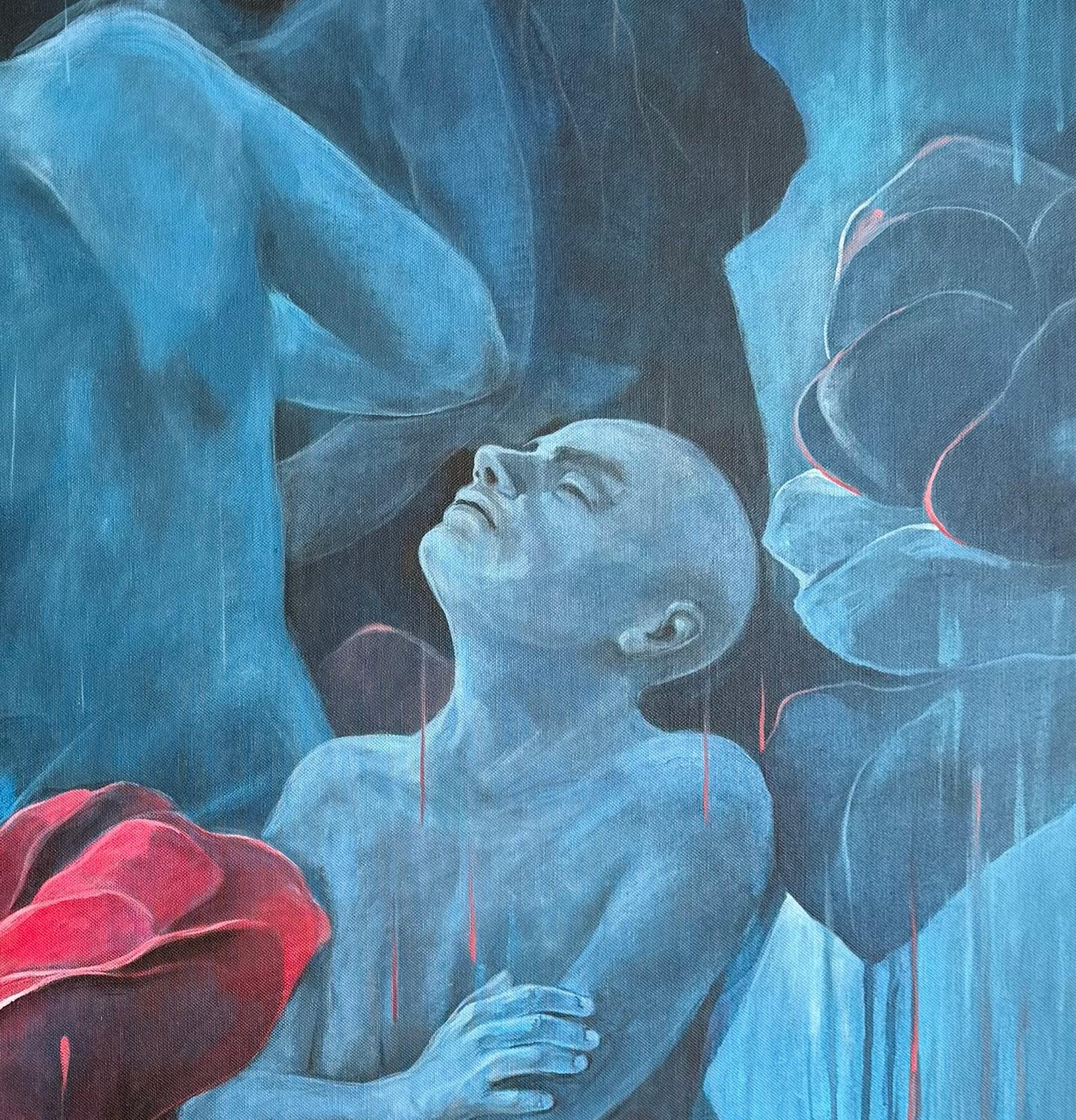 18  Asghar Aharipour Untitled Timeless Series  Oil on Canvas 141x90 1389(2010)