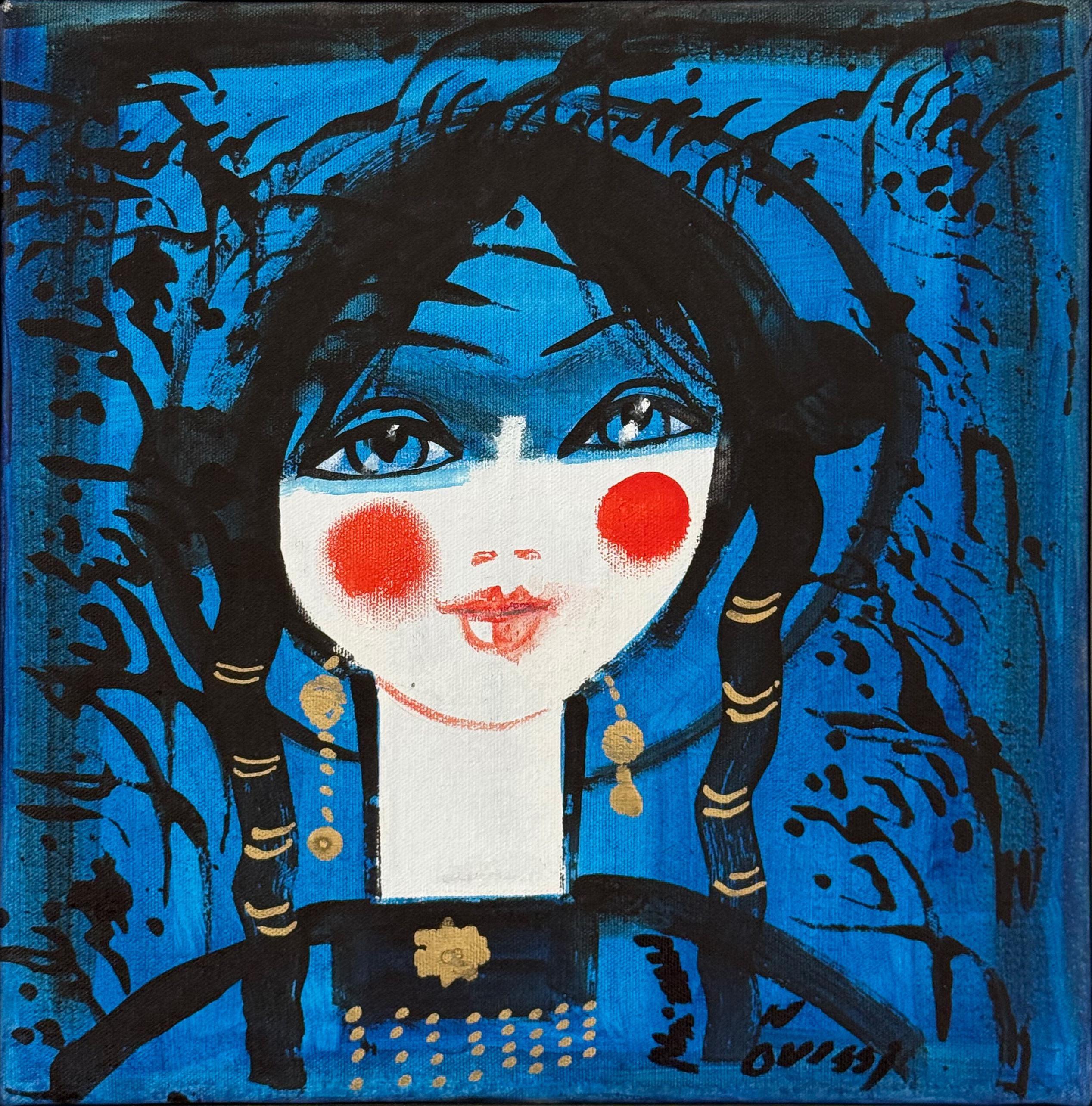 10 Nasser Ovissi Mixed Media on Canvas 33x32 Cm