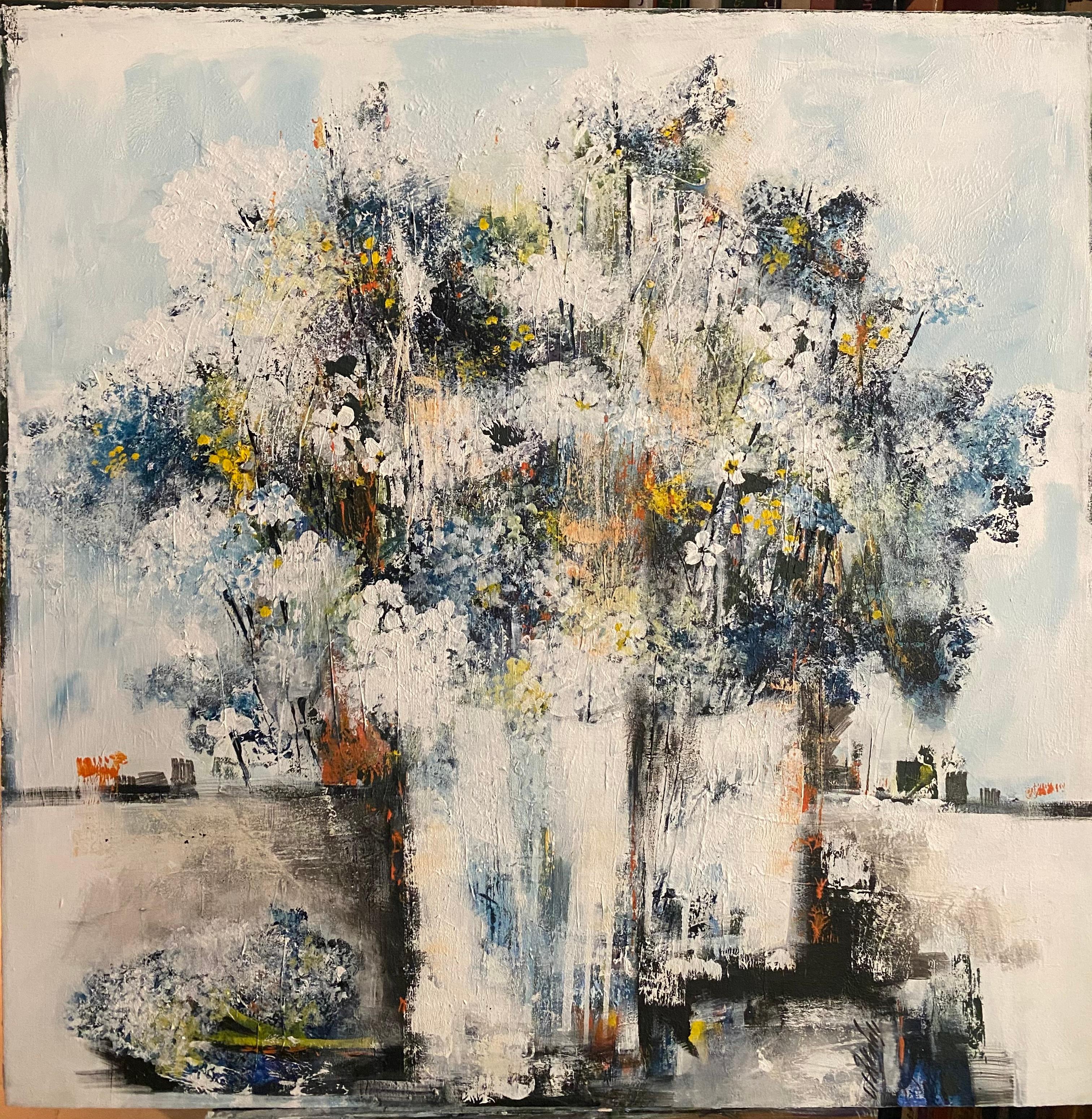 32 Rayka Milanian Color to Color Acrylic on Canvas 80x80 Cm 2023(1402)