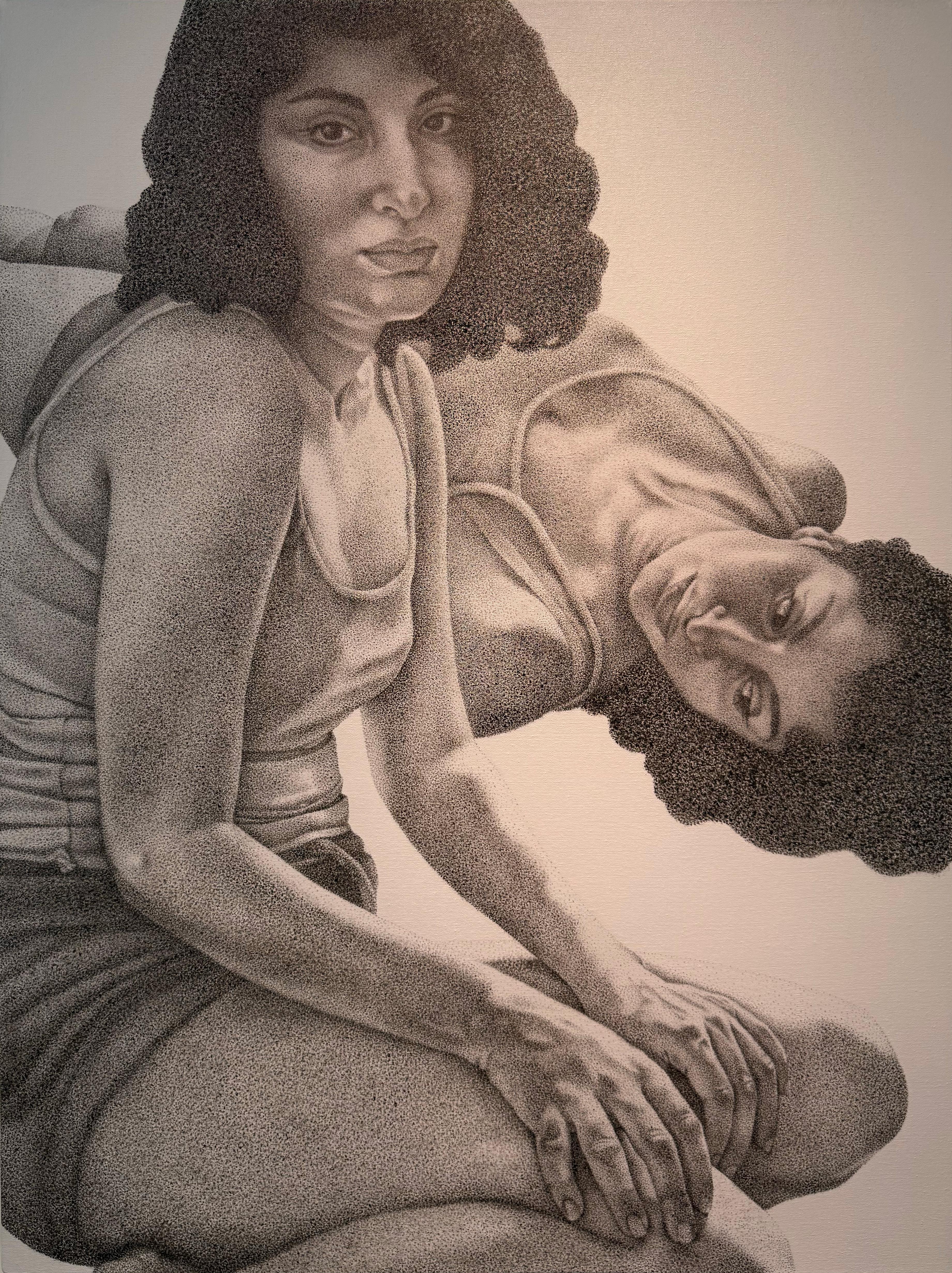 10 Shabnam Eltejaei Untitled the Human Condition Series Acrylic & Oil on Canvas 120x90 Cm 2026 (1405)