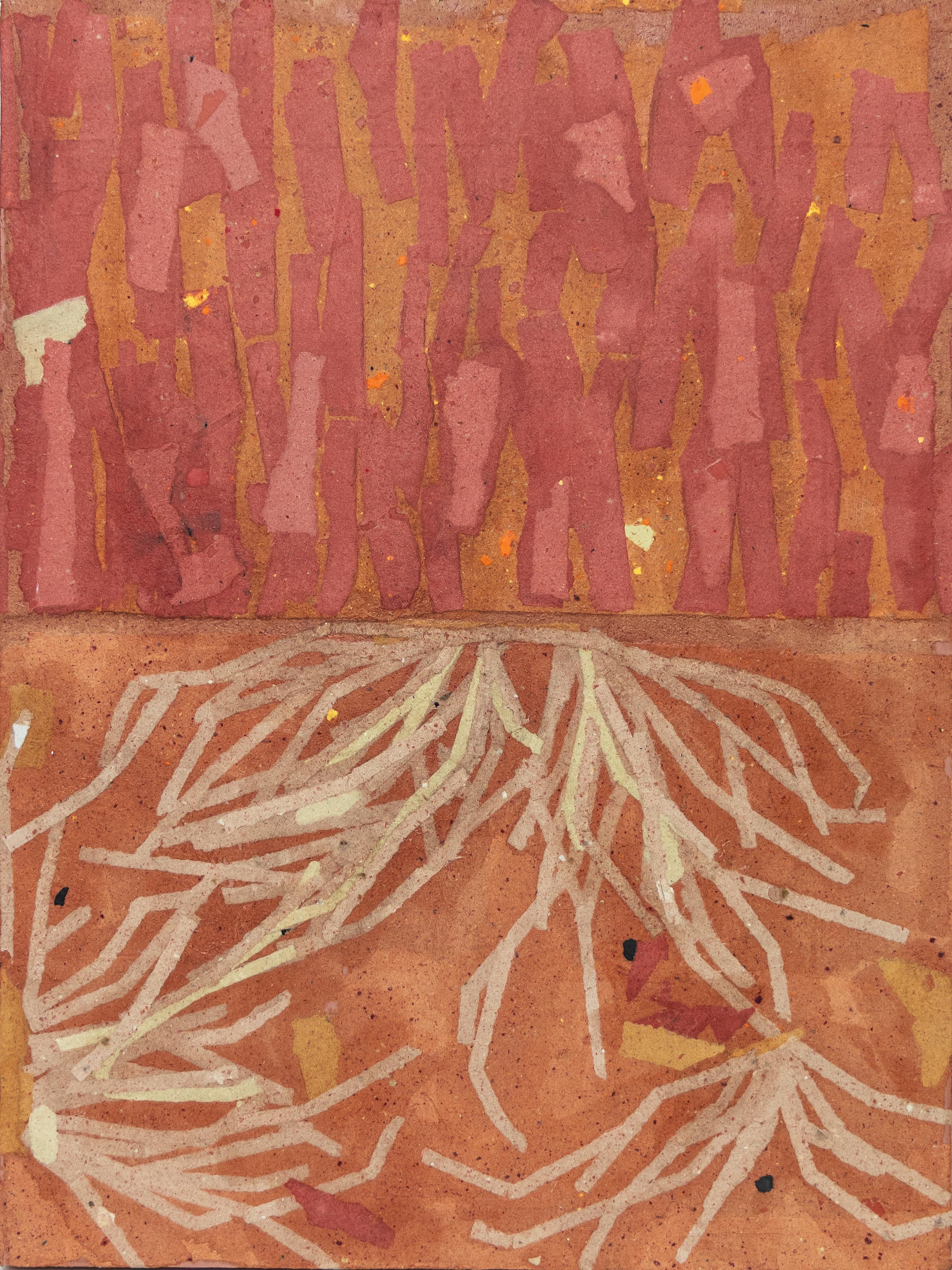 16  Sheyda Monajemi  Untitled  Liminal Series  Mixed Media on Plywood 80x60 1404(2025)