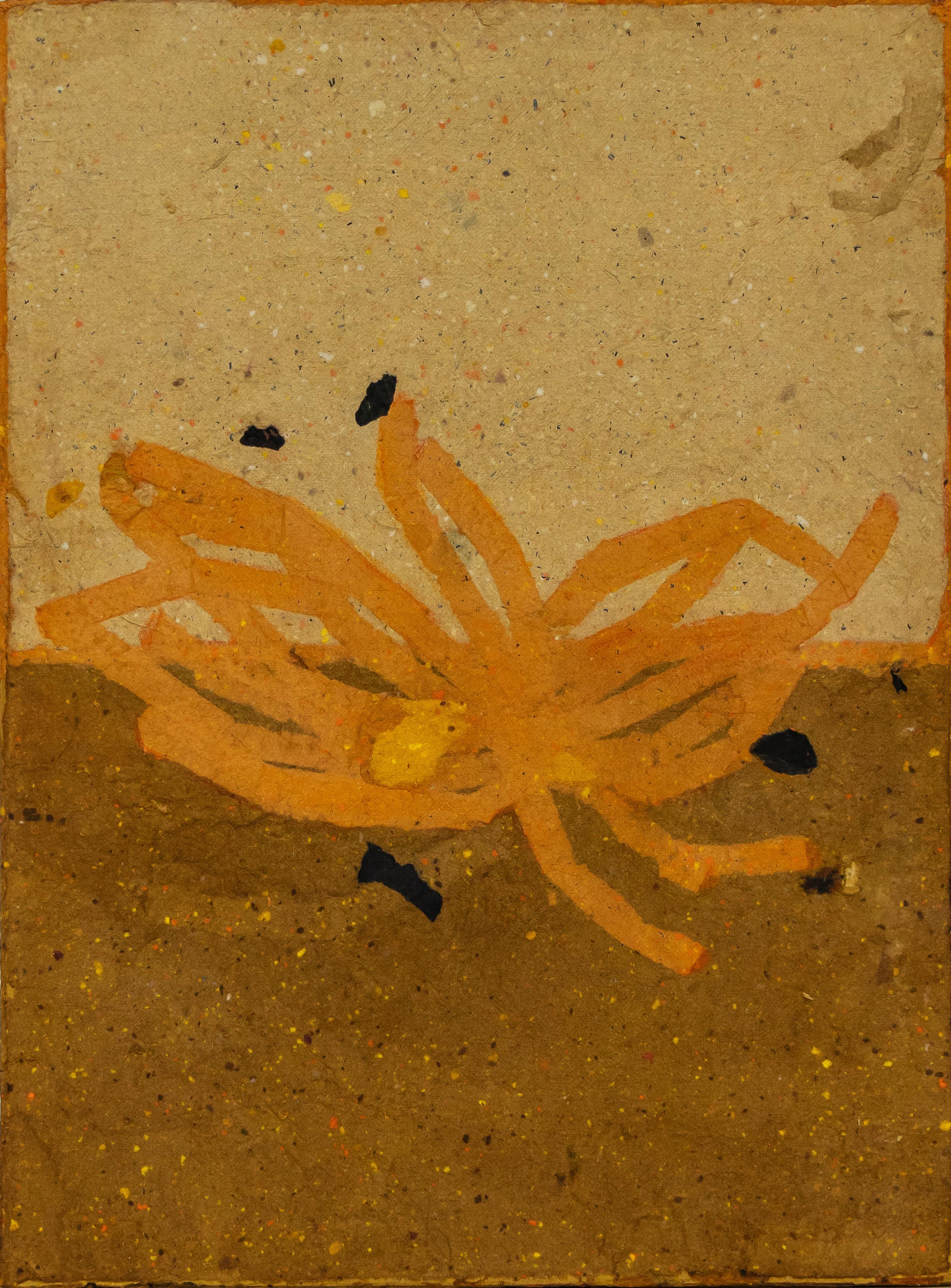2  Sheyda Monajemi  the Warm Within the Erath  Liminal Series  Mixed Media on Plywood 40x30 1404(2025)