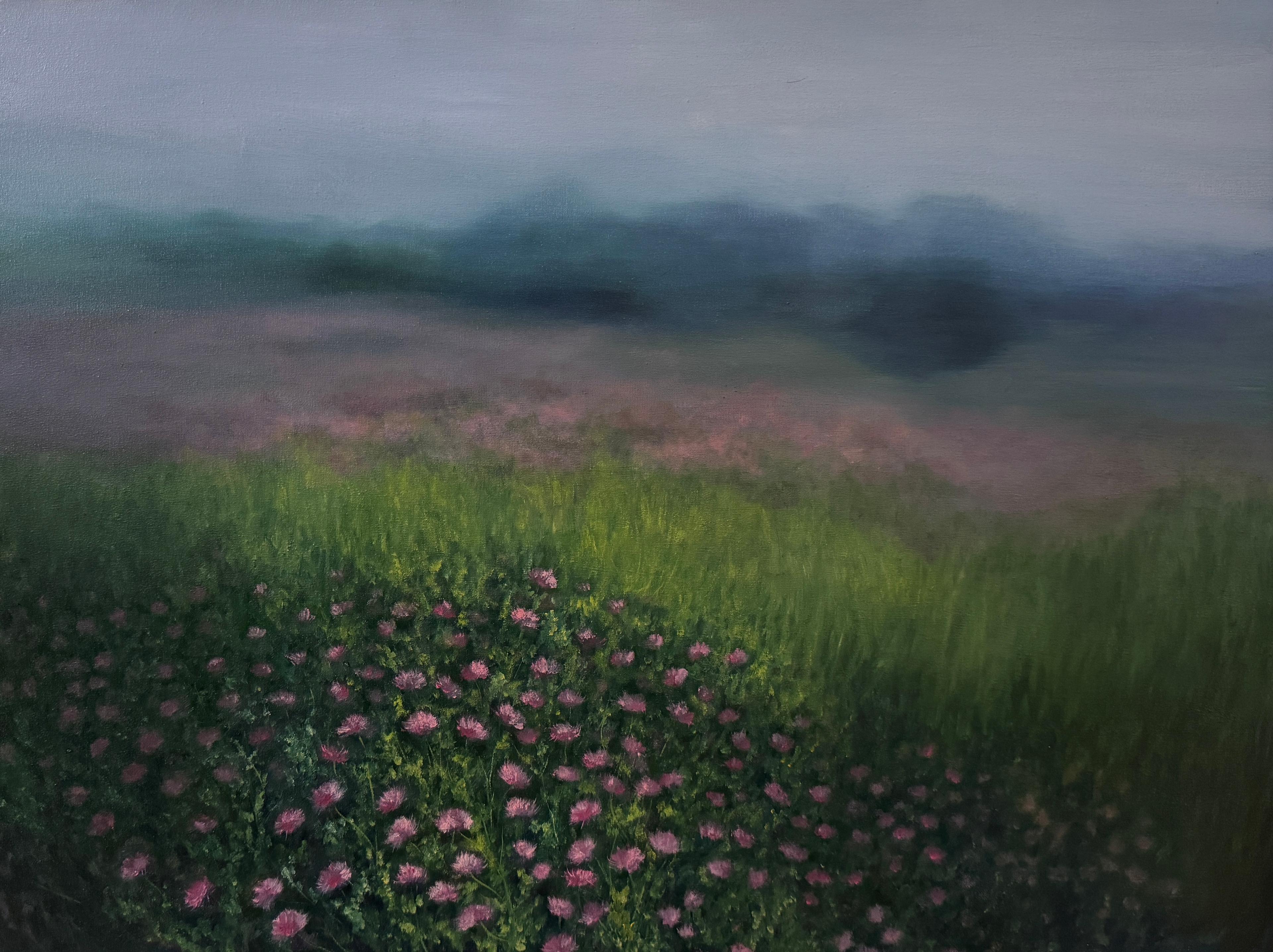 6 Sara Khaleghi Moghaddam  Untitled From That Which Grows Series Oil on Canvas  45x61 Cm 2025 (1404)