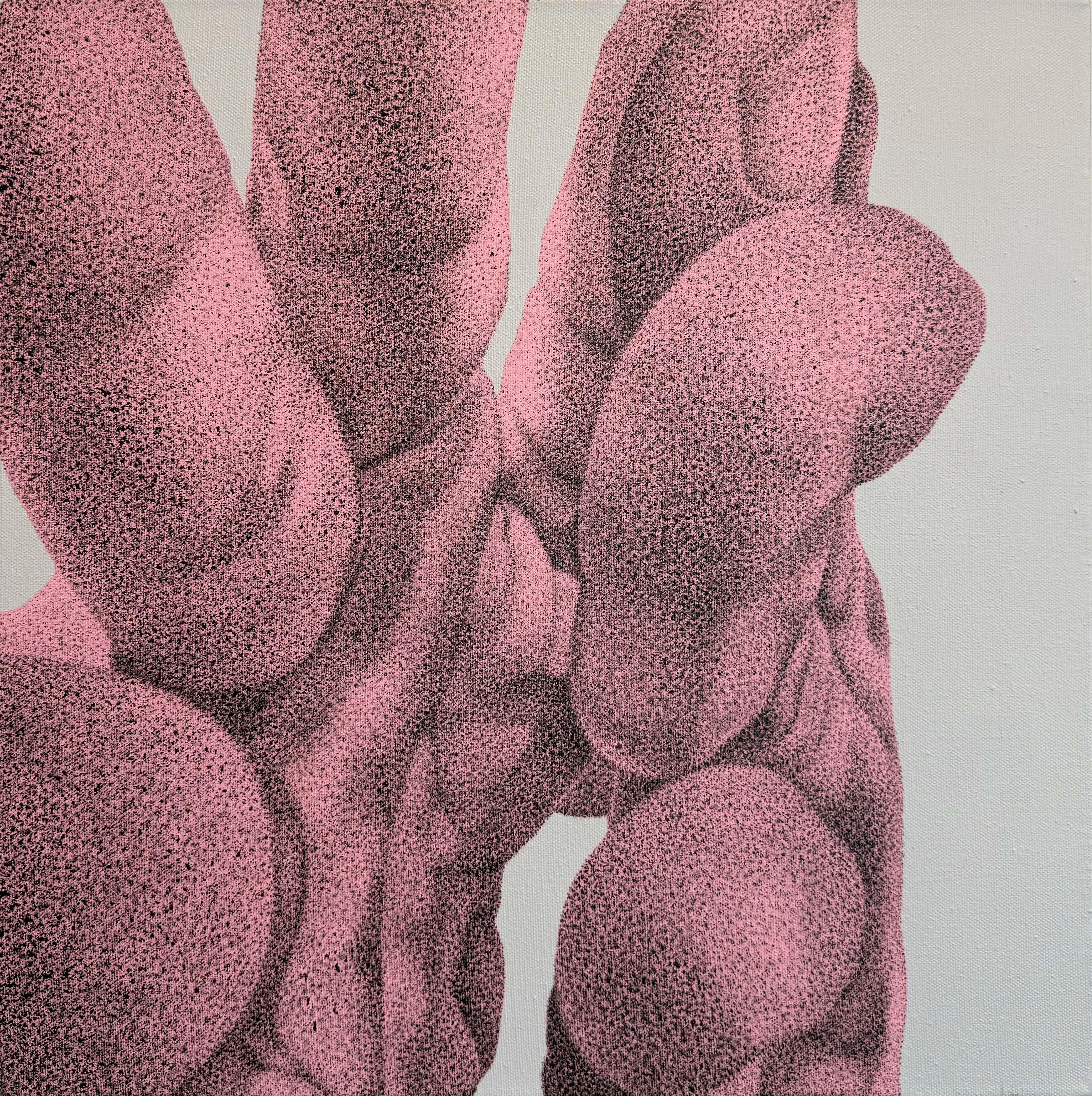 8 Shabnam Eltejaei Untitled the Human Condition Series Acrylic & Oil on Canvas  40x40 Cm 2026 (1405)