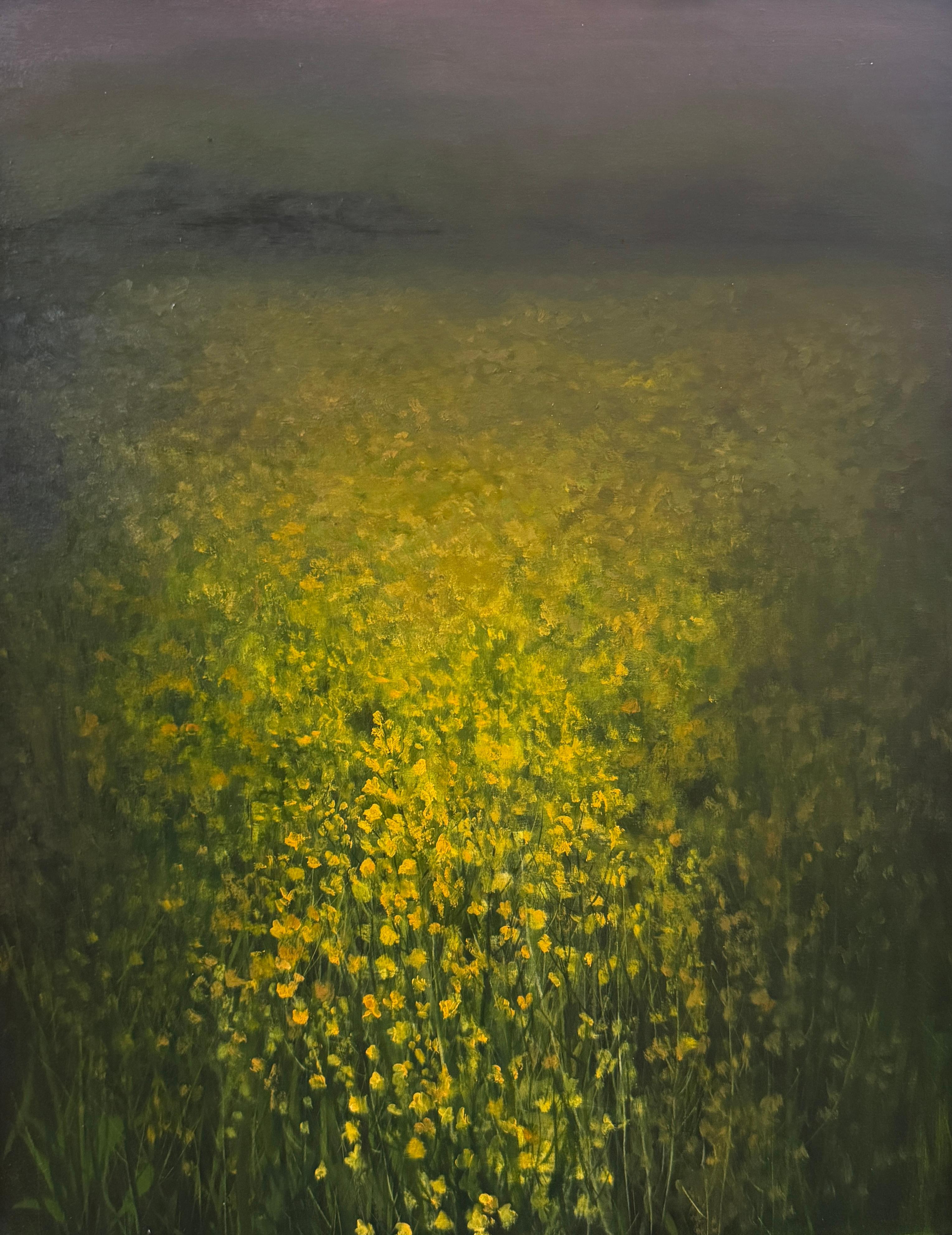 18  Sara Khaleghi Moghaddam  Untitled From That Which Grows Series Oil on Canvas  45x35 Cm 2025 (1404)