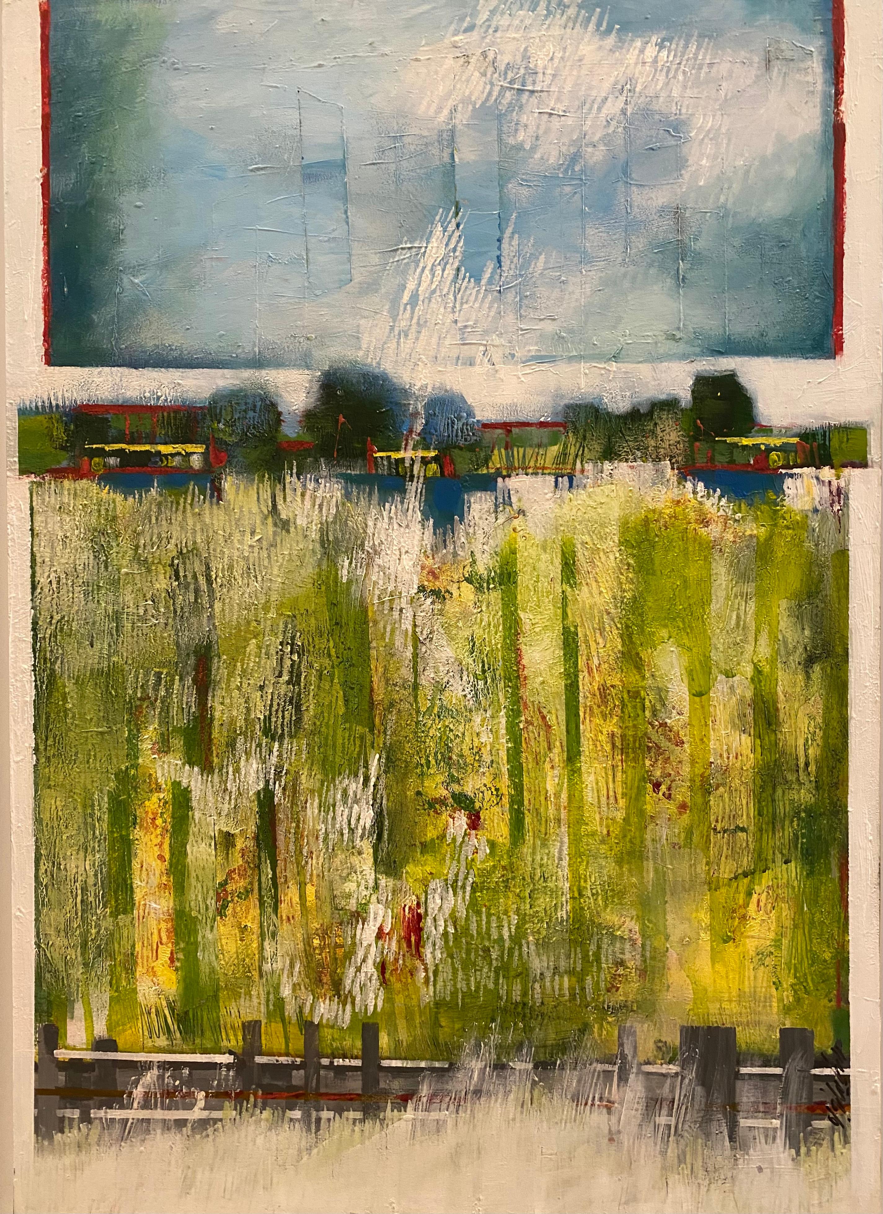 7 Rayka Milanian Untitled Again Acrylic on Cardboard 69x49 Cm 57x77 Cm (with Frame) 2024(1403)