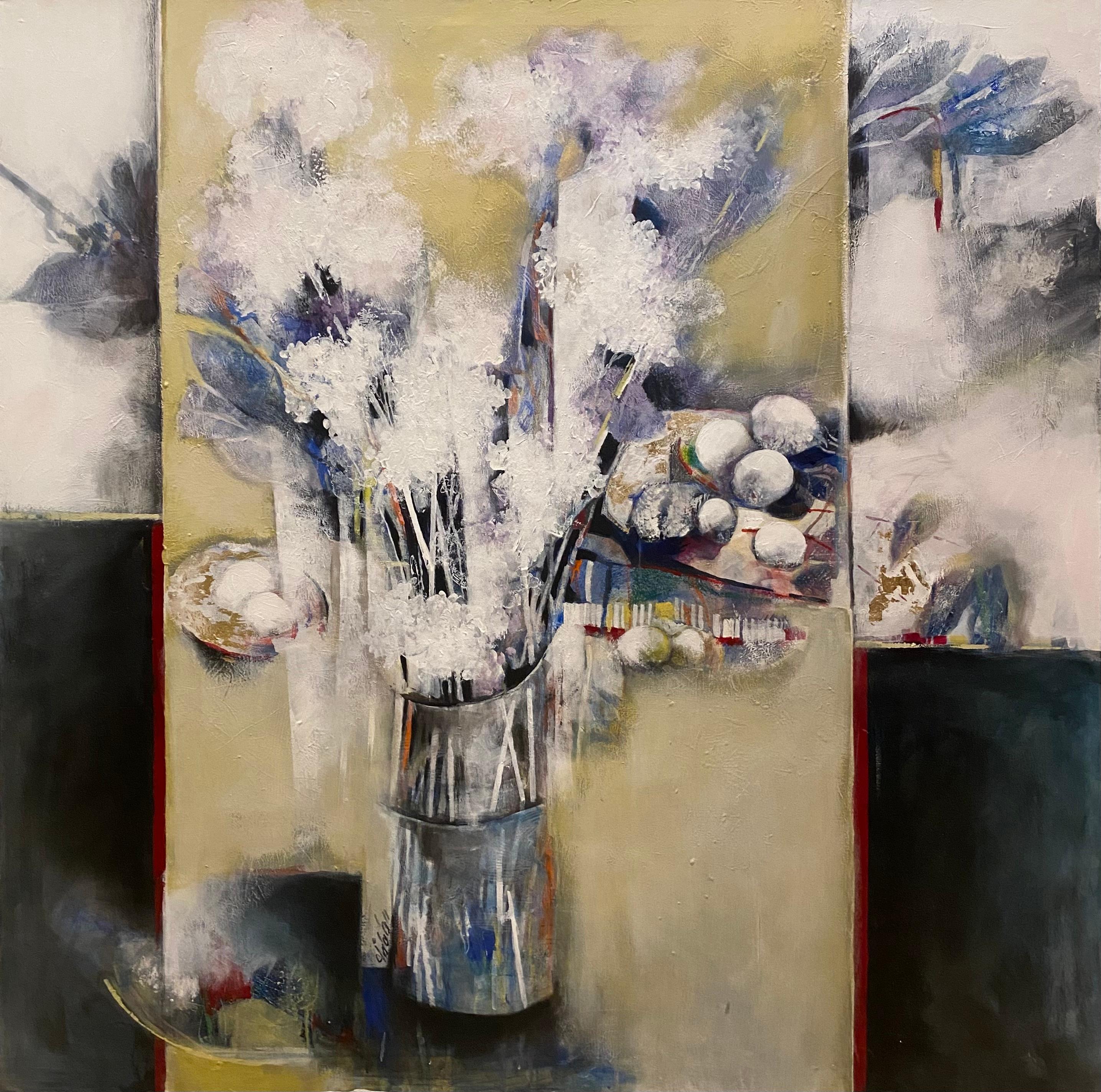 12 Rayka Milanian Untitled Again Acrylic on Canvas 100x100 Cm 2024(1403)