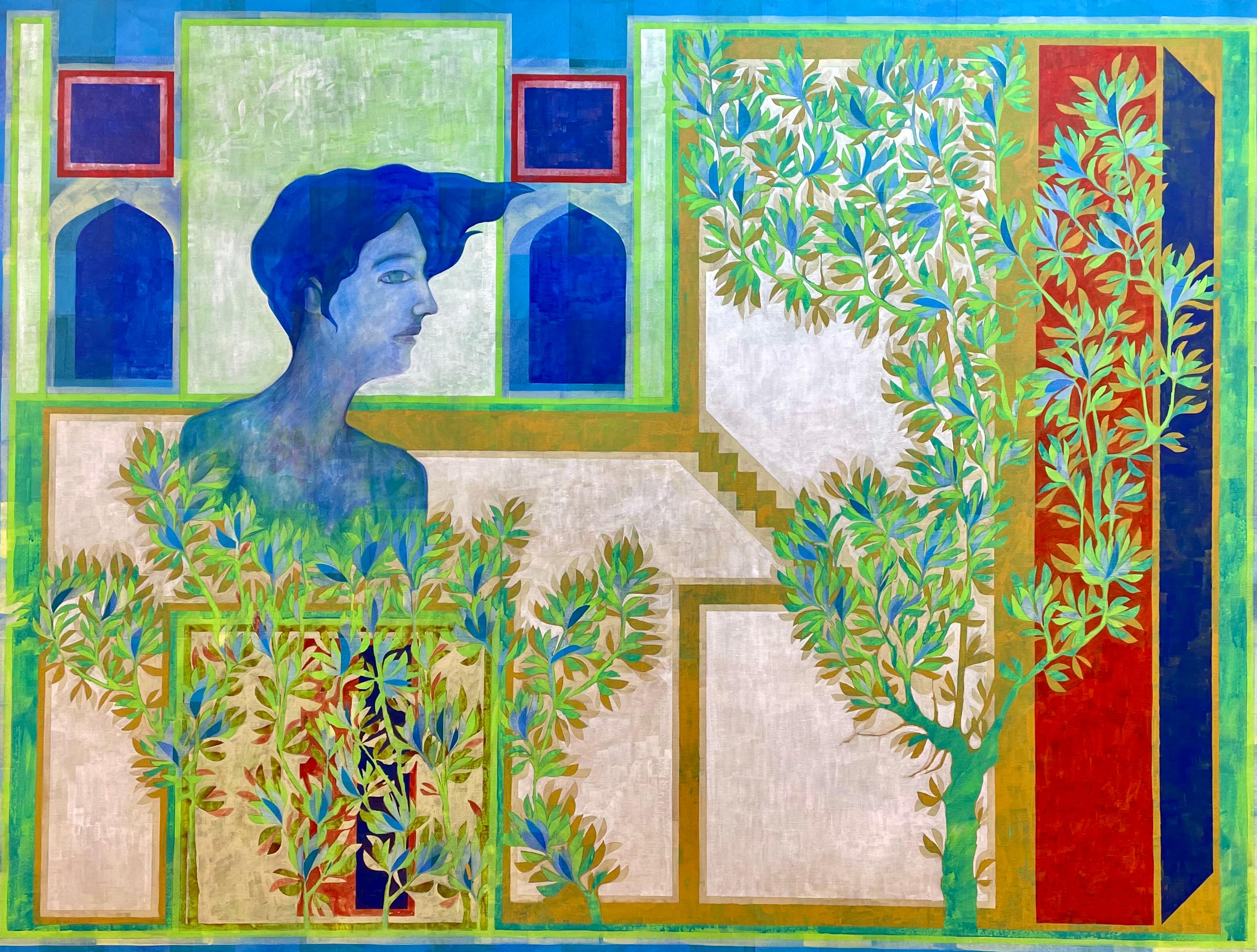 1 Farbod Morshedzadeh Untitled Two in One  Acrylic on Canvas  150x200 Cm 2024(1403)