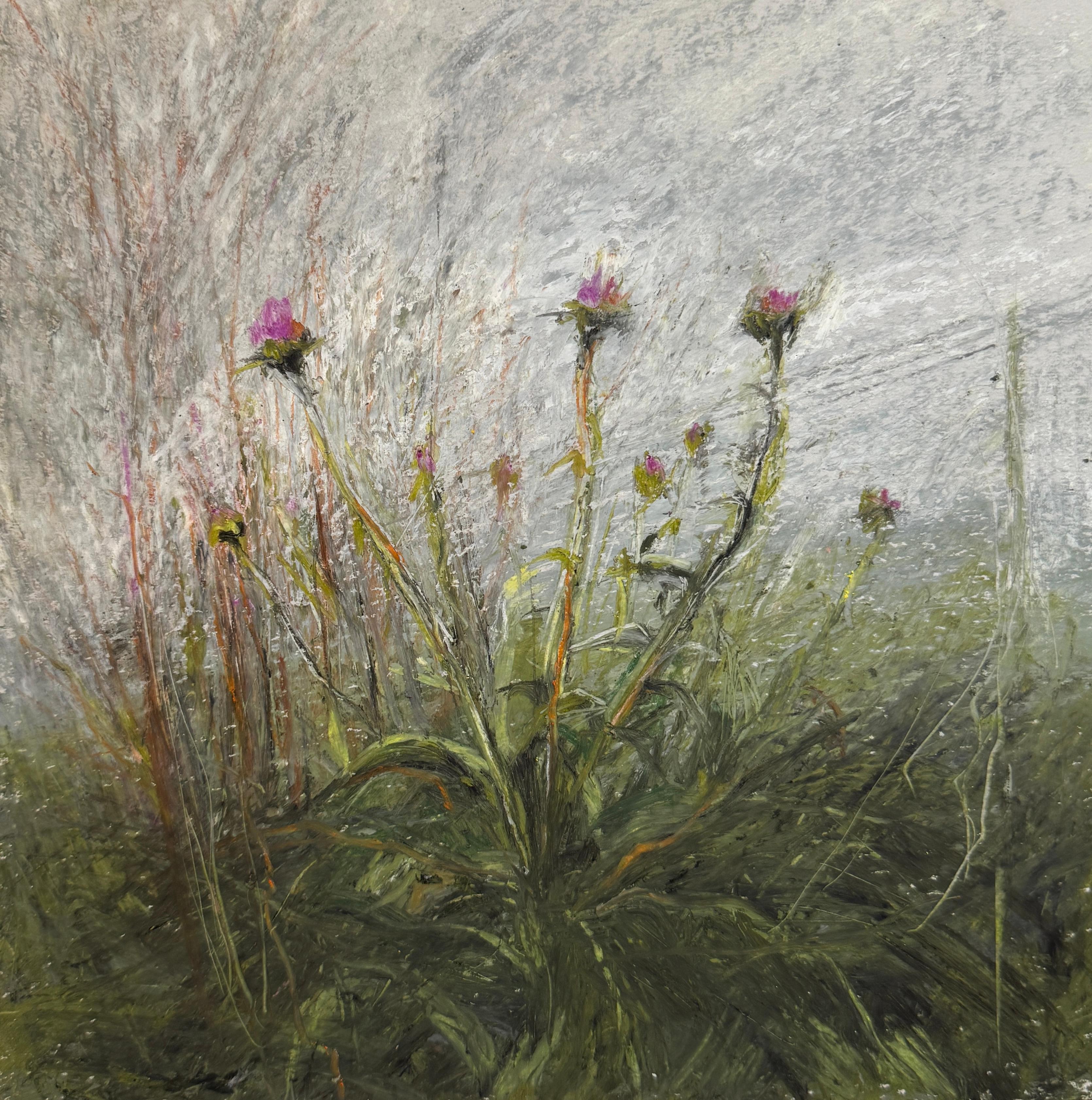 5 Sara Khaleghi Moghaddam Untitled Oil Pastel on Cardboard 25x25cm 2024(1403)