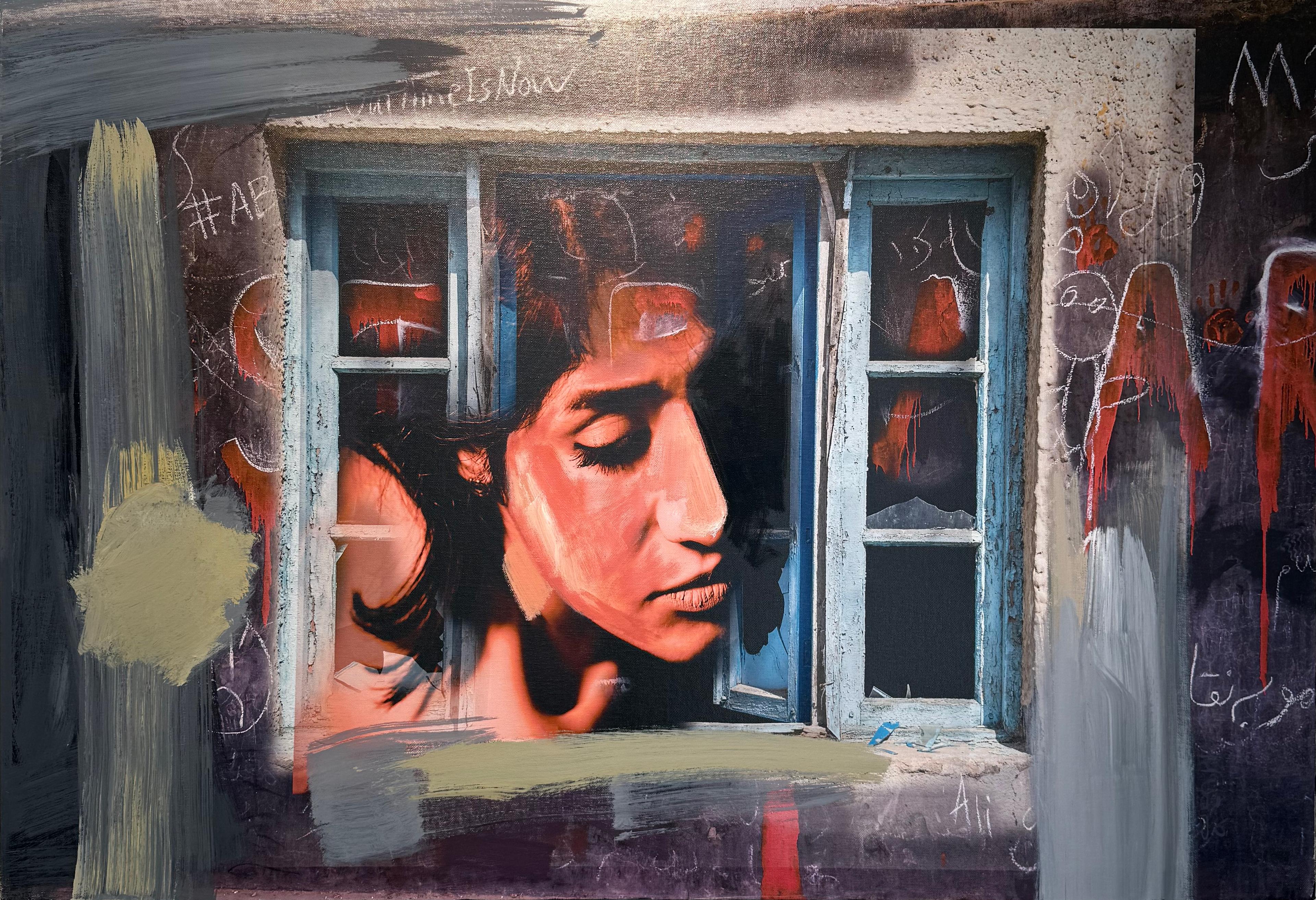 6 Marzieh Rahimi Memory Return Mixed Media on Canvas 69x100 Cm 2020(1399)