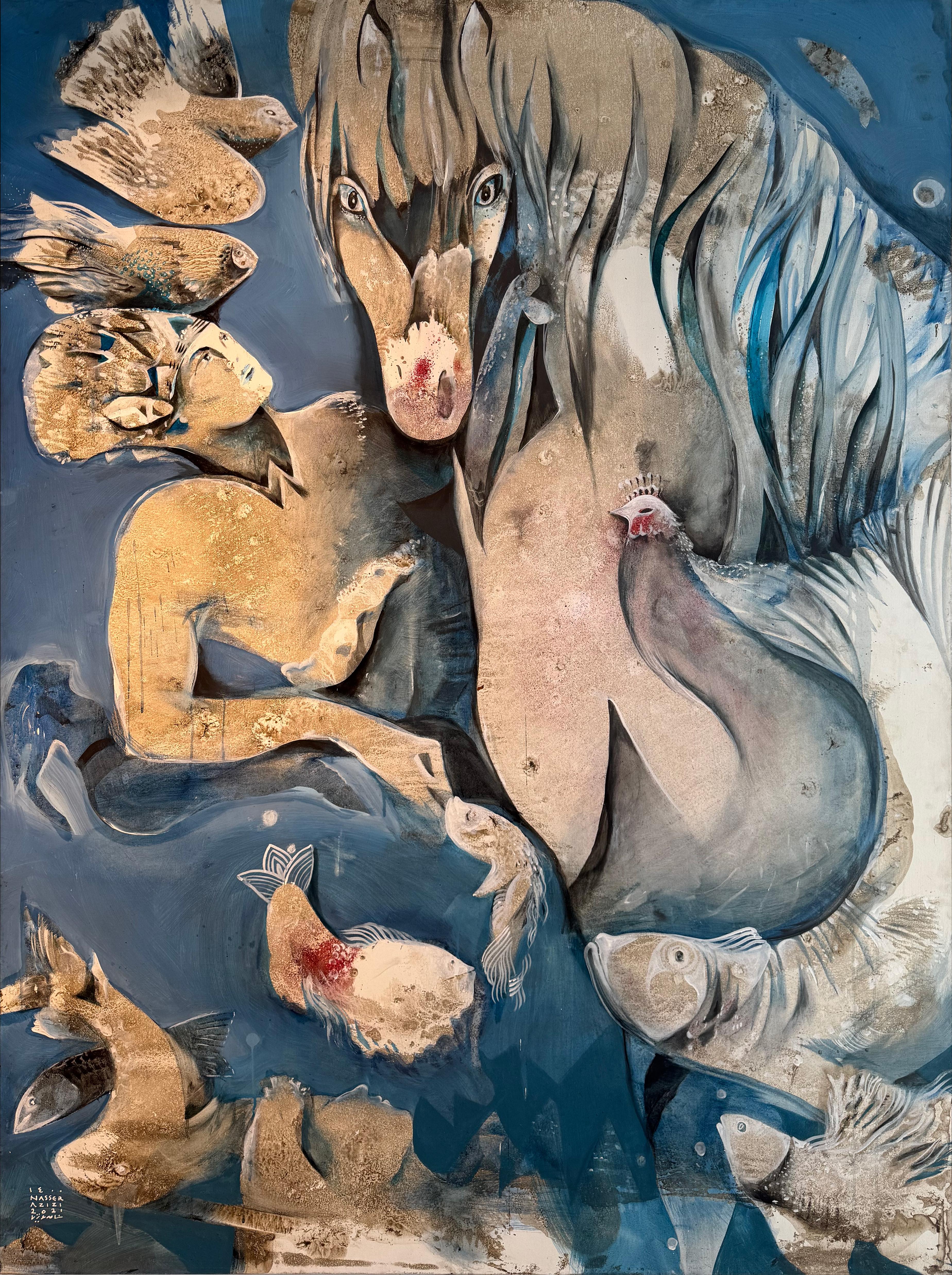 15 Nasser Azizi Mixed Media on Canvas 200x150 Cm(2021)