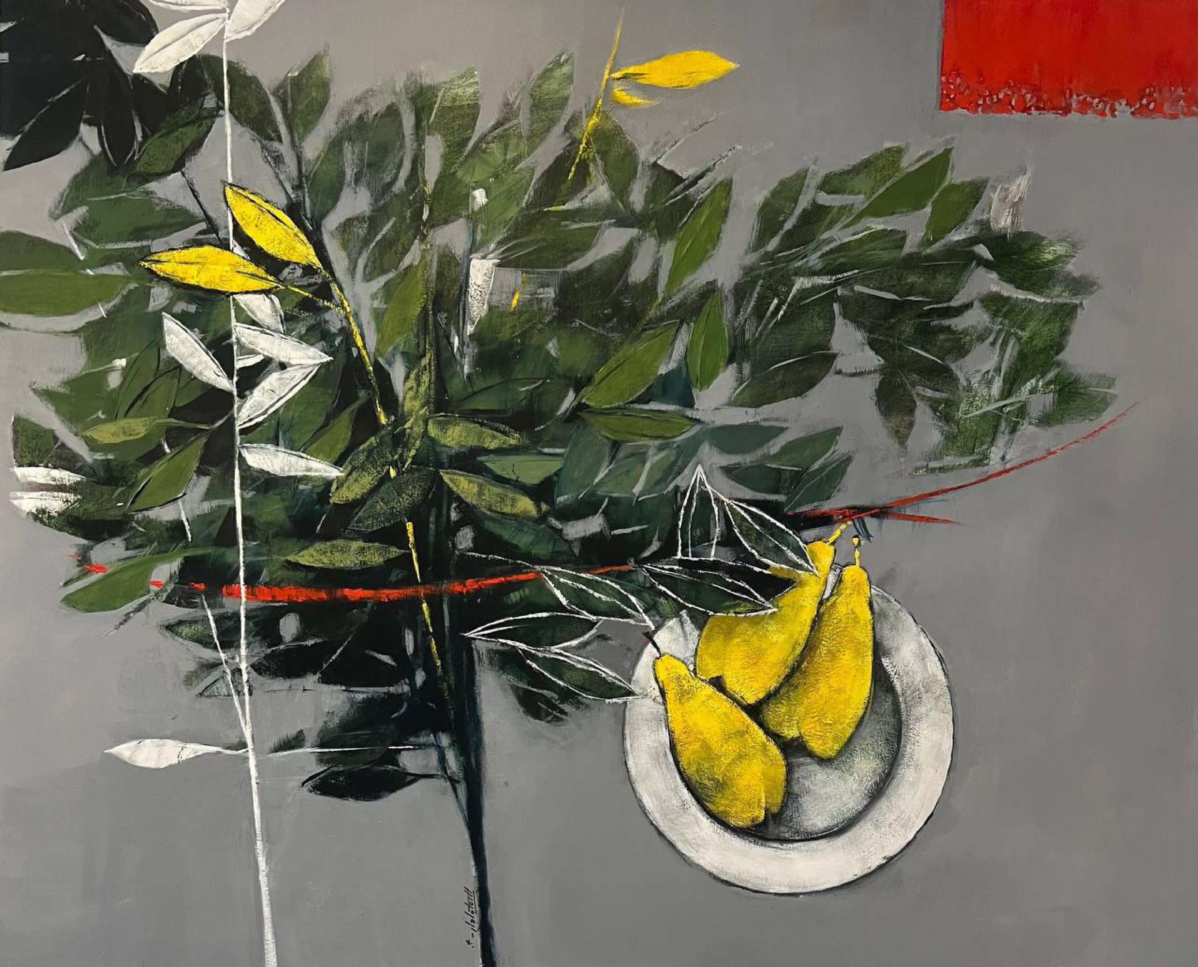 6 Elika Ghajar Untitled Oil on Canvas  120x80 Cm 2025(1404)