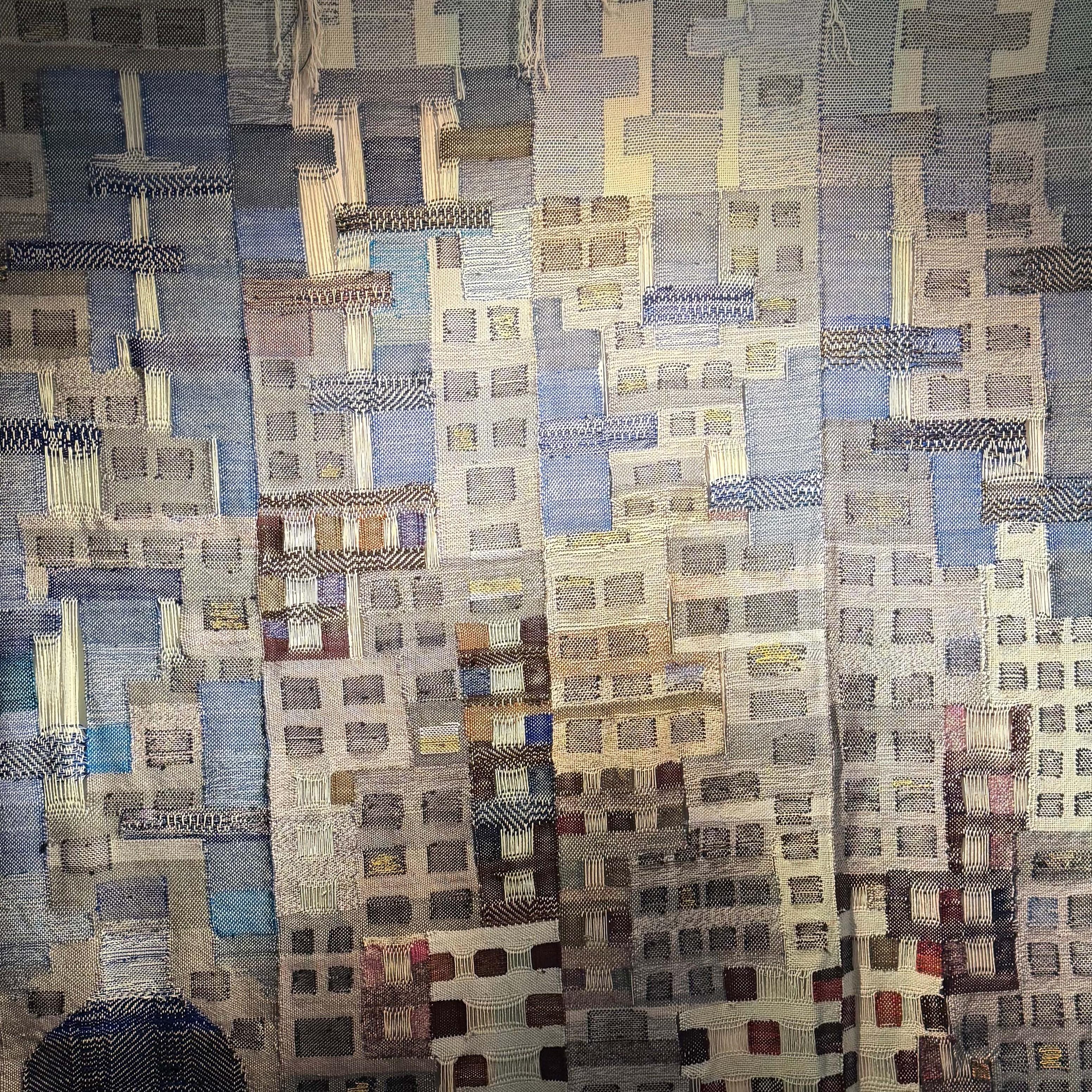 2 Afsaneh Modiramani Sunset’s Palette Wove a Summer Afternoon Into the City Handwoven Textile 224x182 Cm 2025 (1404)   Copy