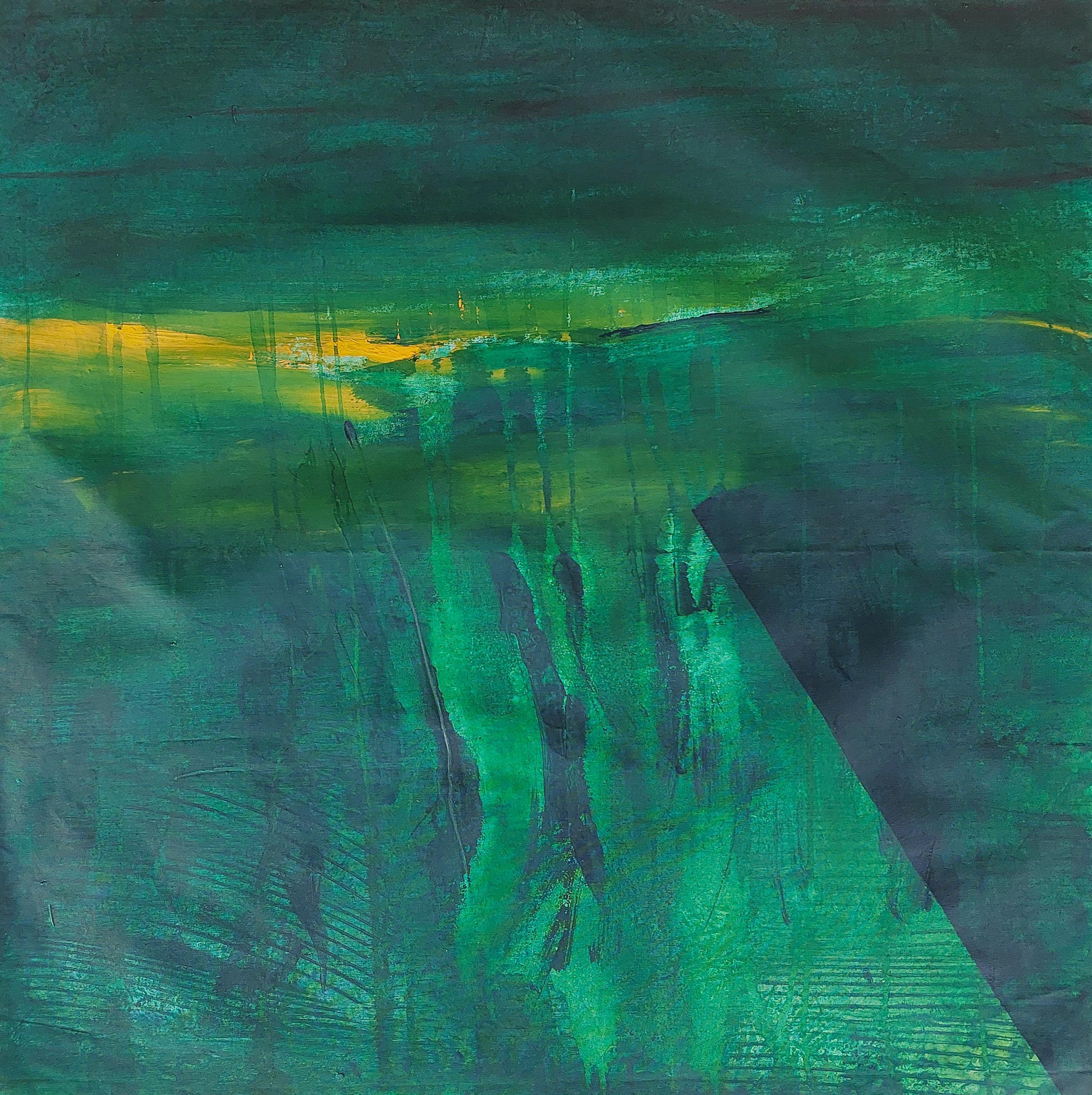 40 Sadaf Kobari Untitled Acrylic on Canvas 90x90 Cm 2026 (1405)