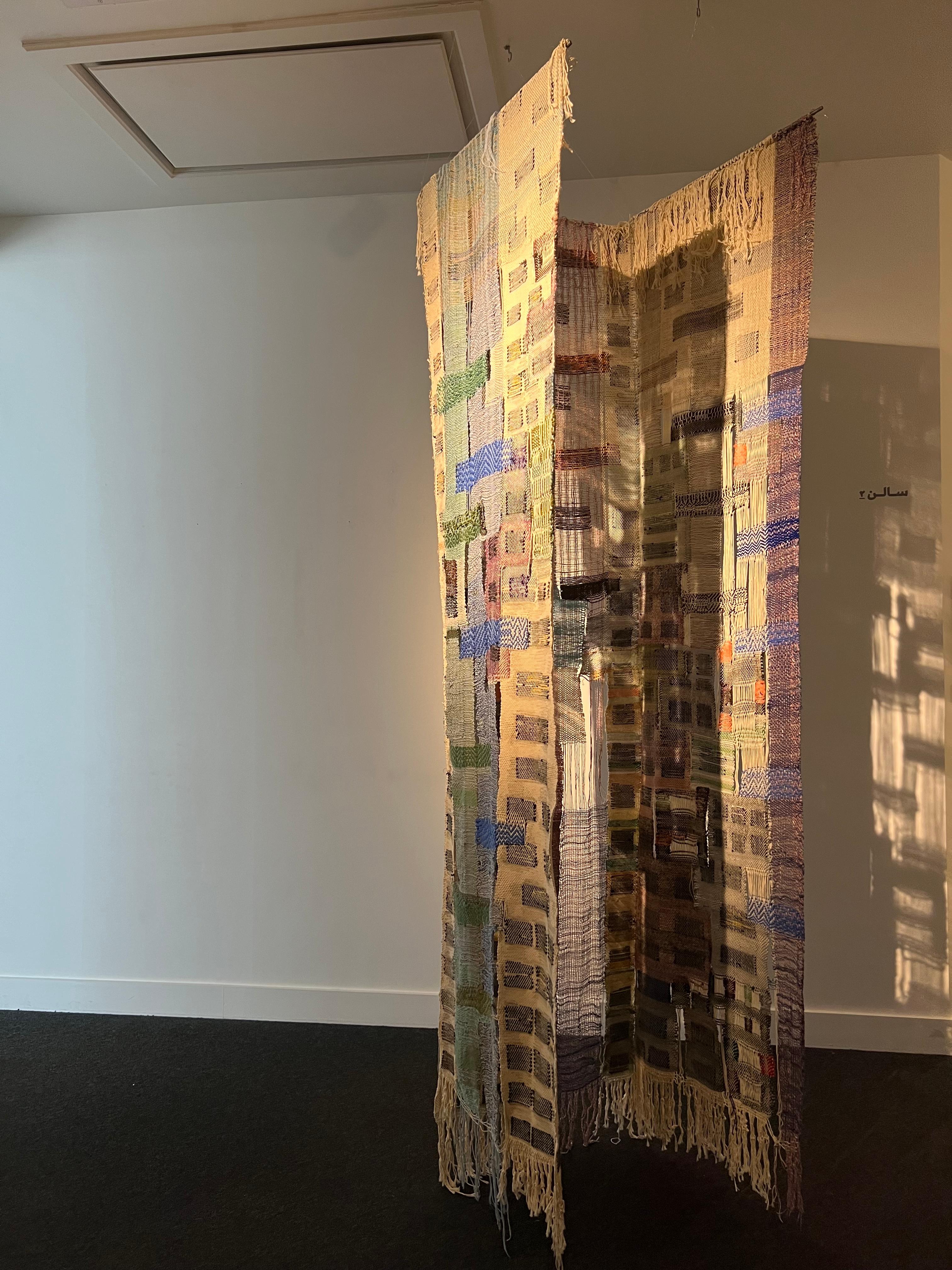 3 5 Afsaneh Modiramani Memory of Passage Handwoven Textile 224×182 Cm (largest Panel) 2025 (1404)