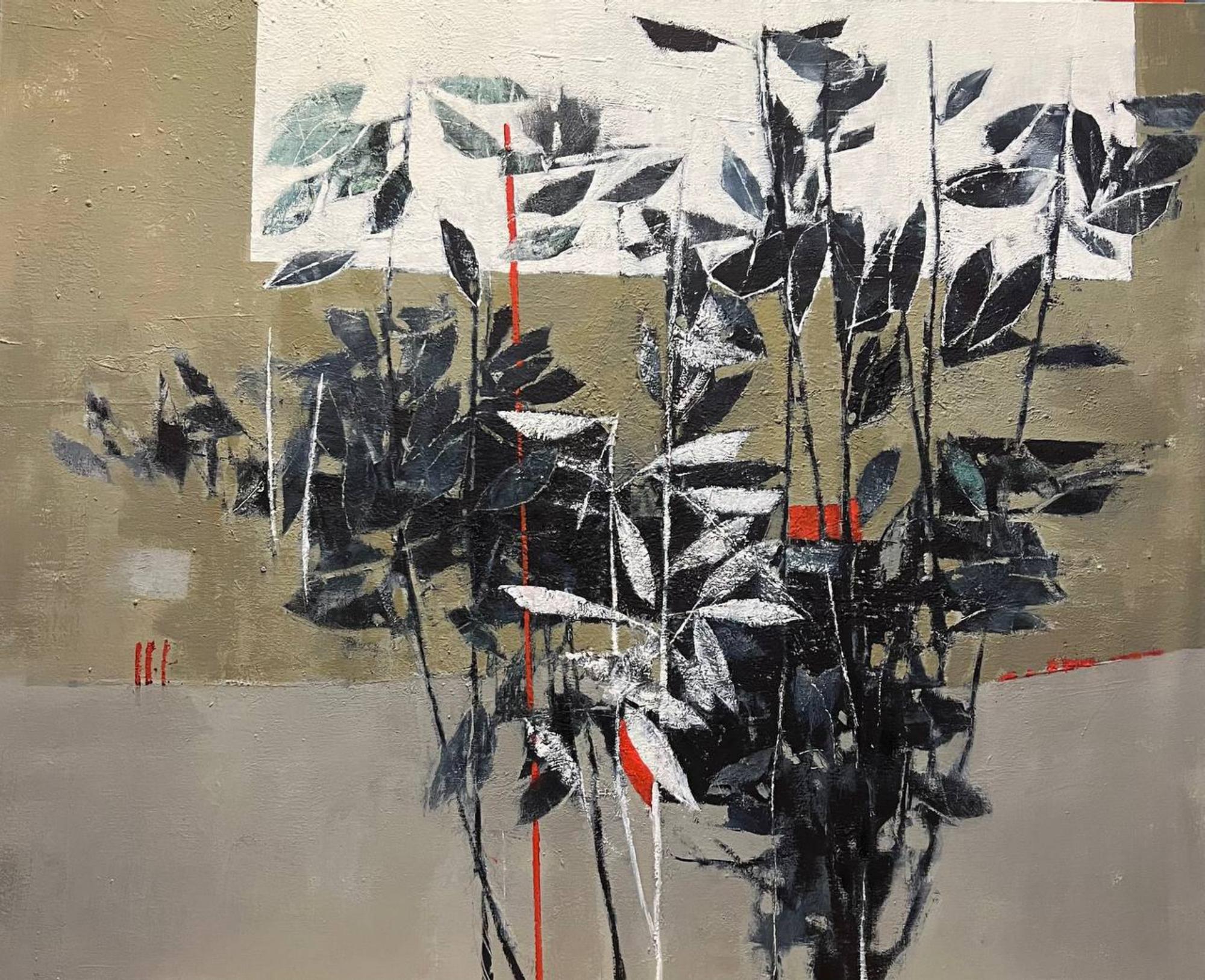 10 Elika Ghajar Untitled Oil on Canvas 100x80 Cm 