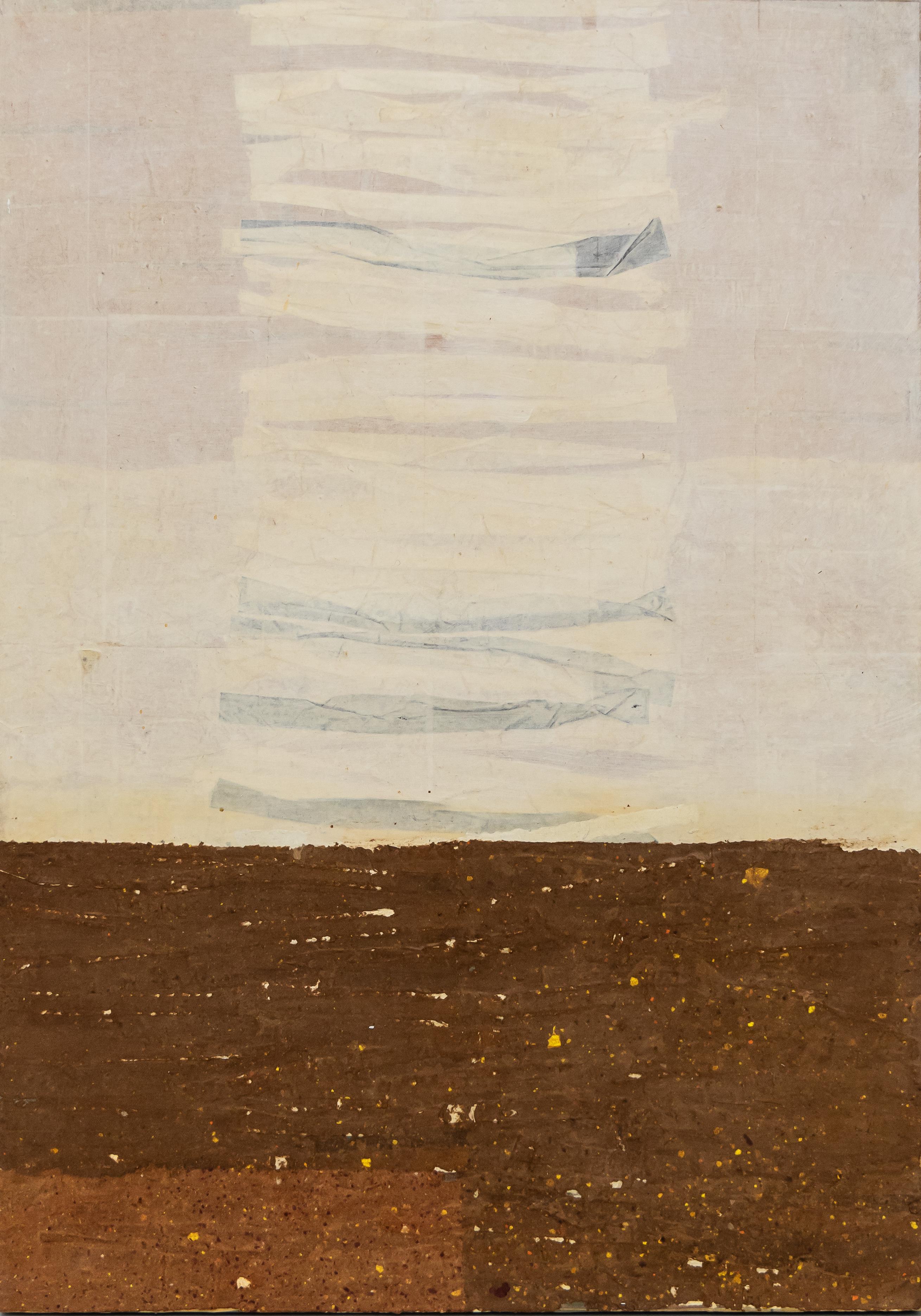 9  Sheyda Monajemi  Untitled  Liminal Series  Mixed Media on Plywood 80x60 1404(2025)