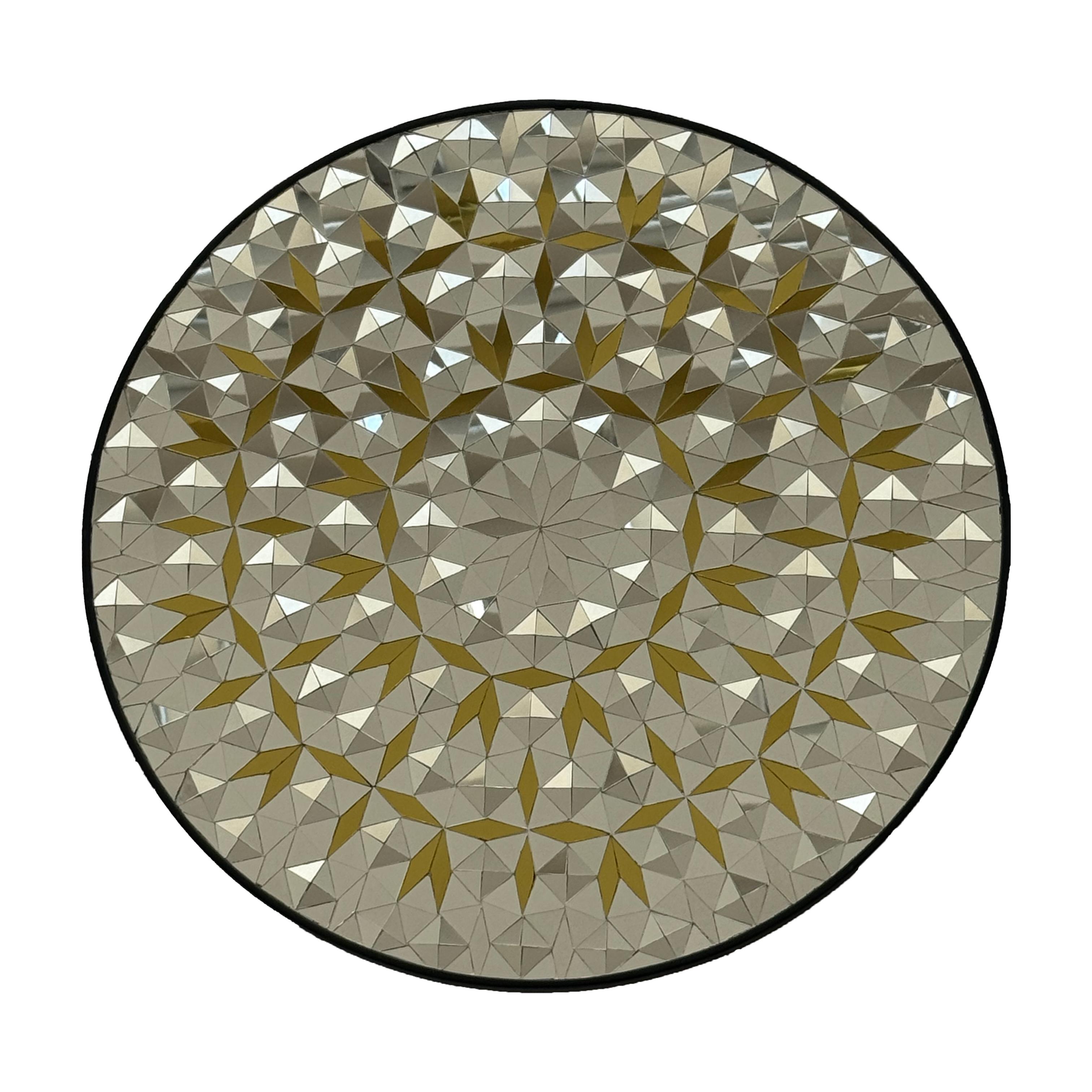 1 Maryam Shekarchian Spinning Sky Mirror on Mdf Board 51 Cm 2021(1400)