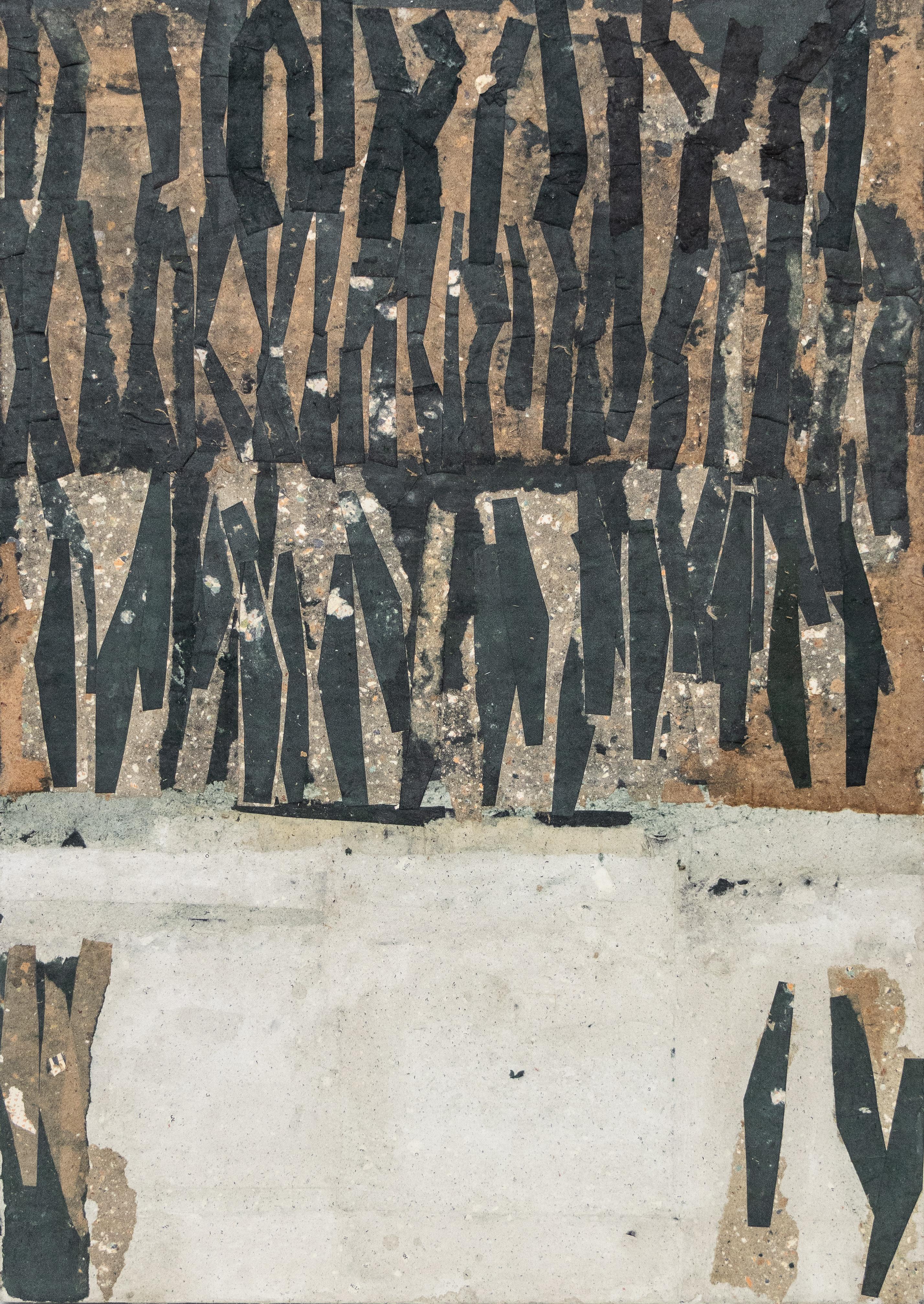 13  Sheyda Monajemi  Untitled  Liminal Series  Mixed Media on Plywood  80x60 1404(2025)