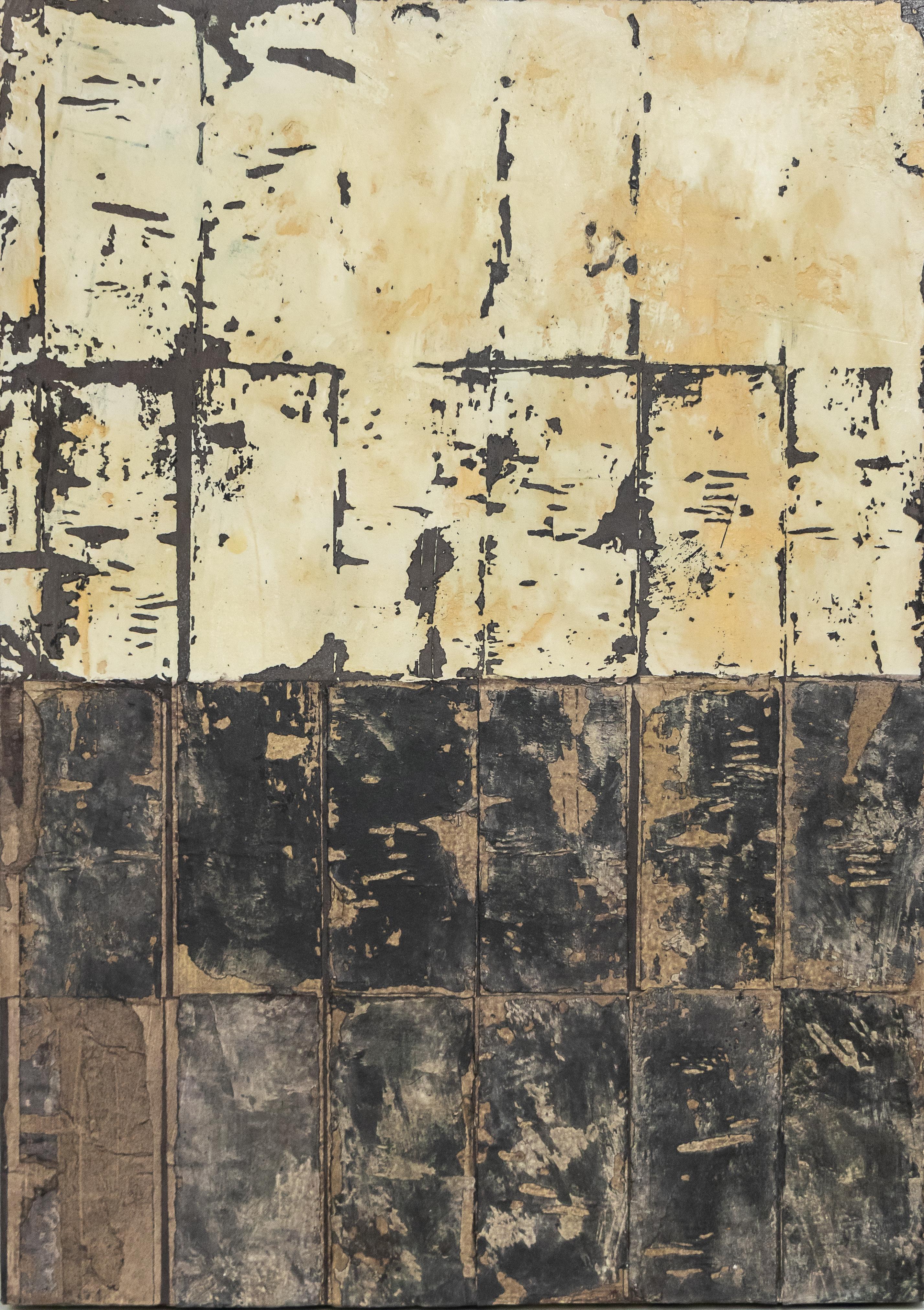 10  Sheyda Monajemi  Untitled  Liminal Series  Mixed Media on Plywood  80x60 1404(2025)