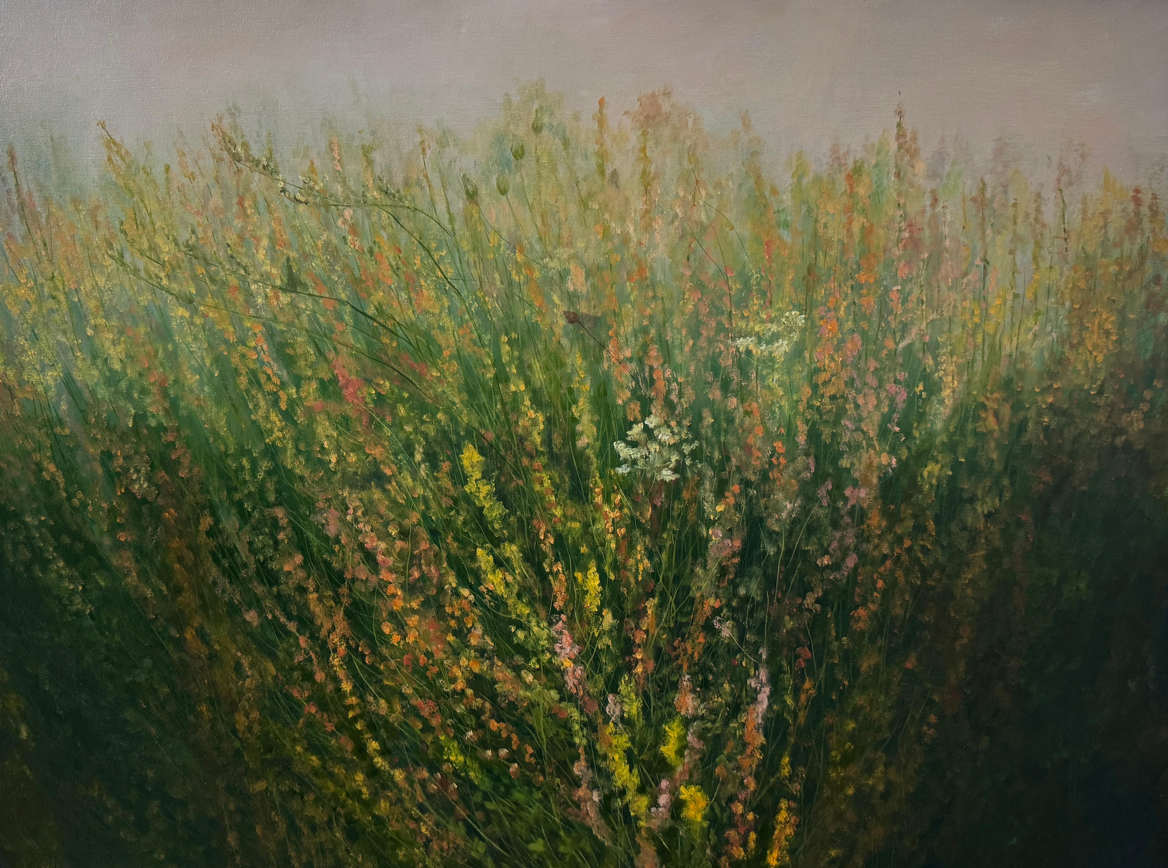 7 Sara Khaleghi Moghaddam Untitled From That Which Grows Series Oil on Canvas 45x61 Cm 2025 (1404)