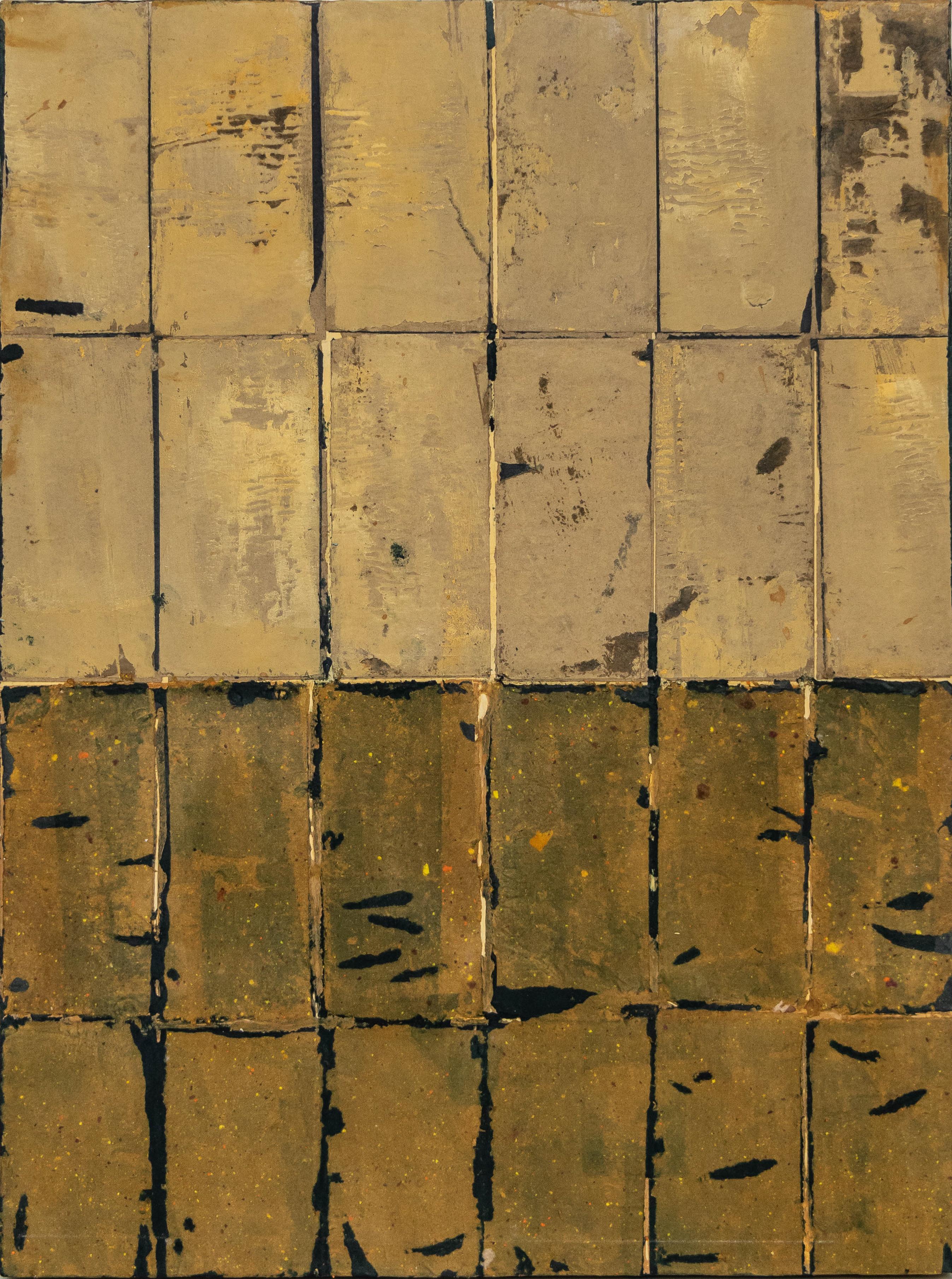 11  Sheyda Monajemi  Untitled  Liminal Series  Mixed Media on Plywood  80x60 1404(2025)