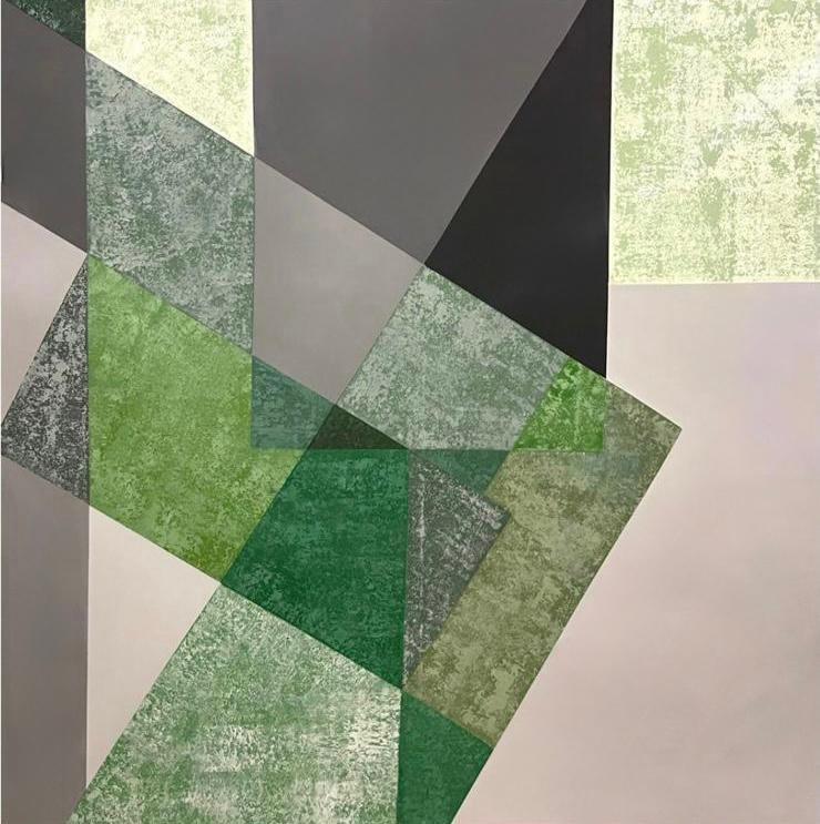 13 Dorisa Rahmanian Stillness in Dimension Acrylic on Canvas 150x150 Cm 2019(1398)