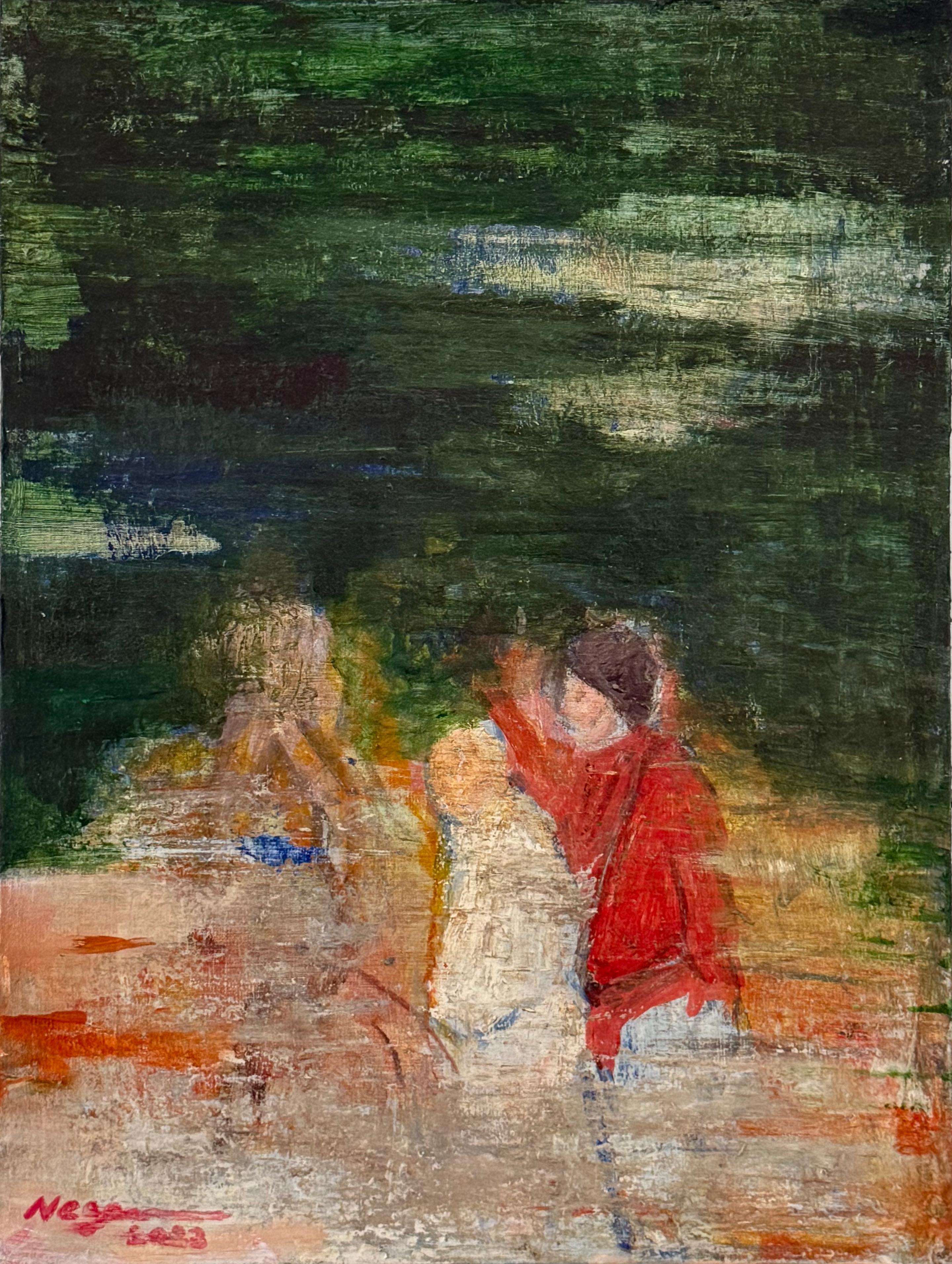 1 Negar Orang Untitled Acrylic on Canvas 40x30 Cm 2023(1402)