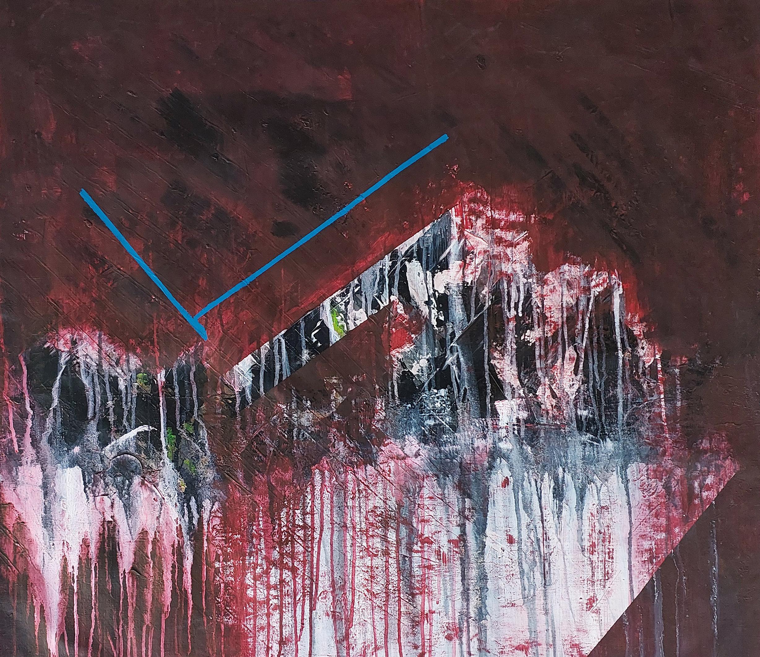 41 Sadaf Kobari Untitled Acrylic on Canvas 70x80 Cm 2026 (1405)