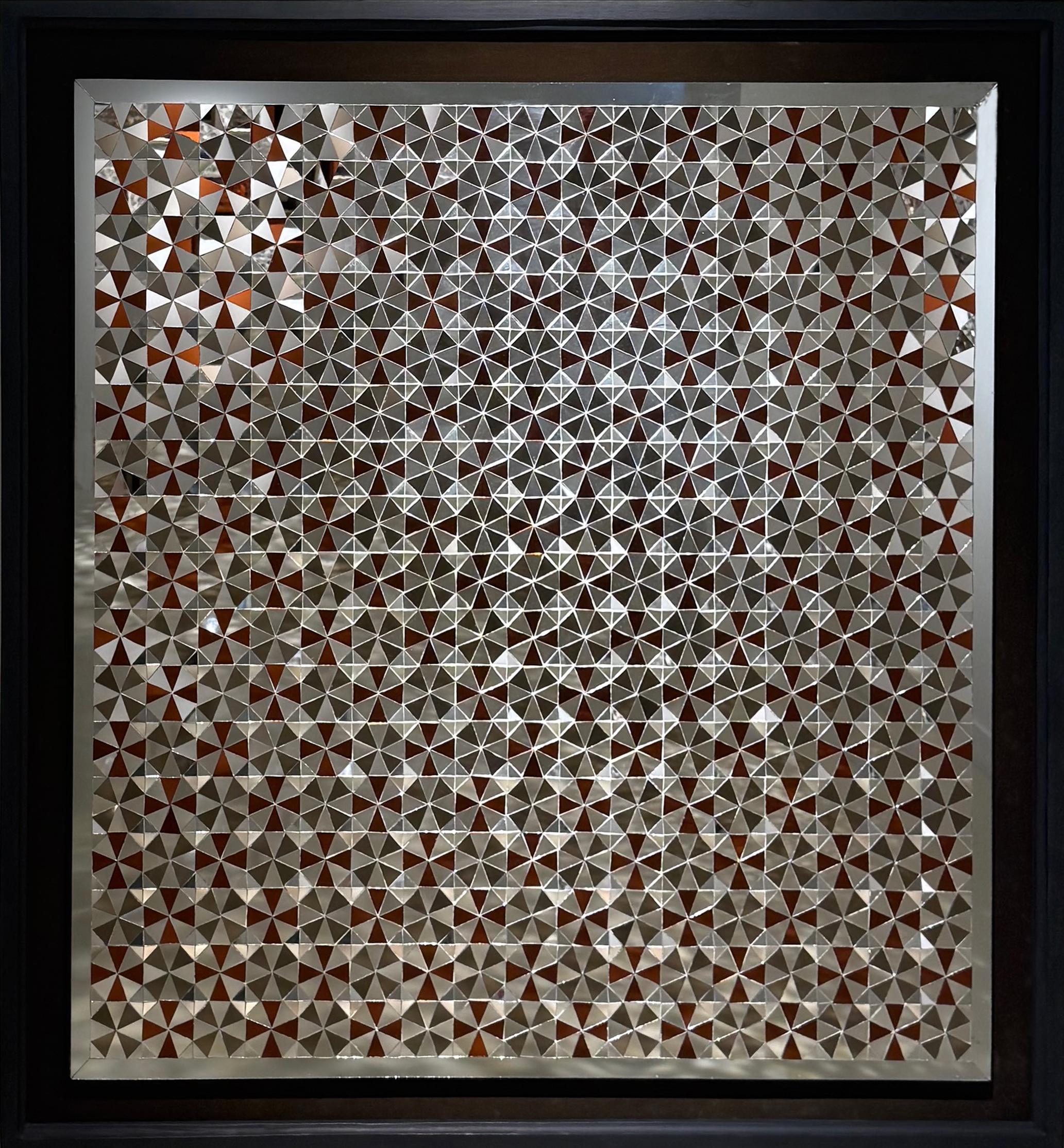 4 Maryam Shekarchian Spectrum of Imagination Mirror on Mdf Board 93x93 Cm 107x107 Cm (with Frame) 2024 (1403)