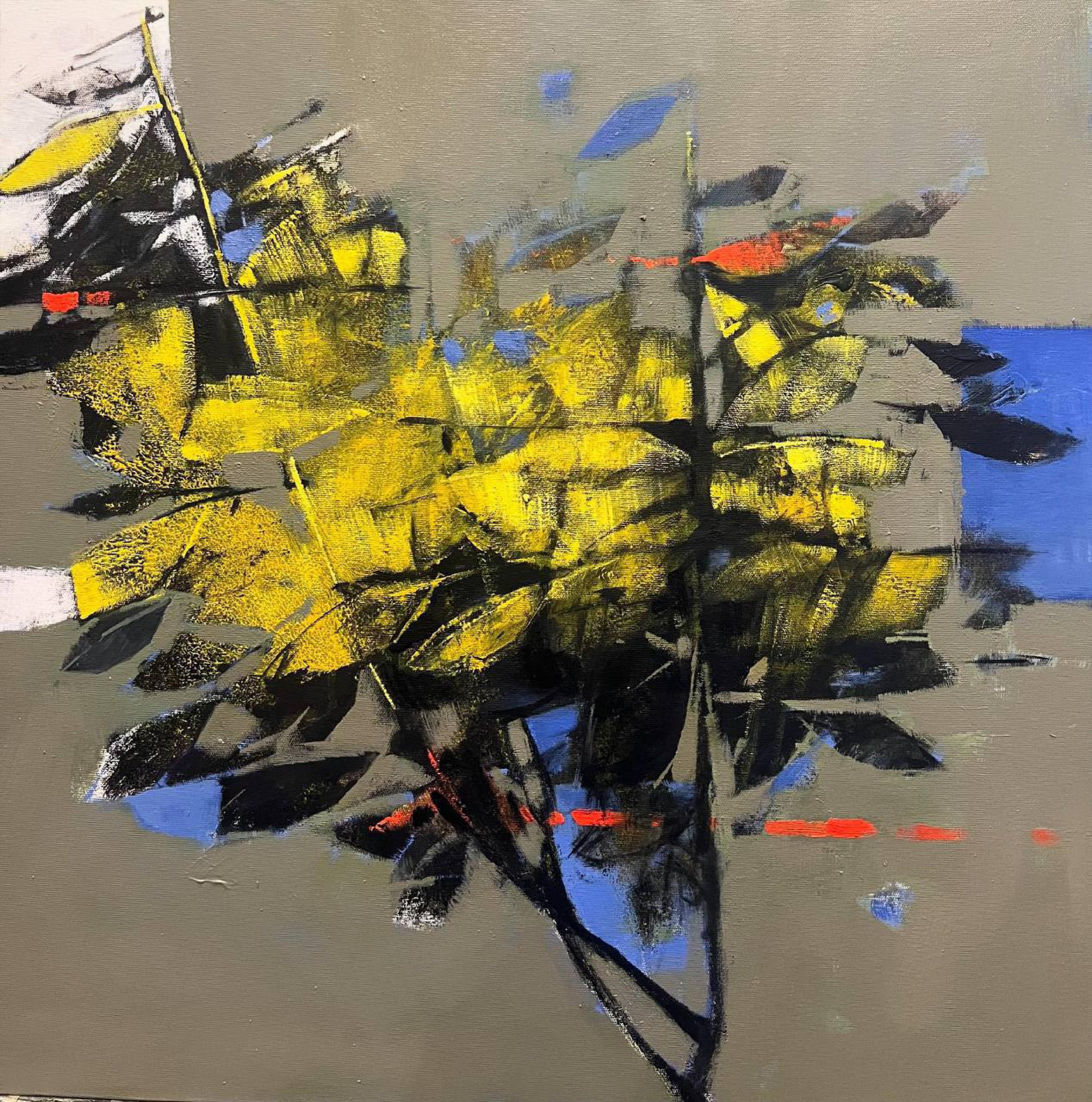 7 Elika Ghajar Untitled Oil on Canvas  40x40 Cm 2025(1404)