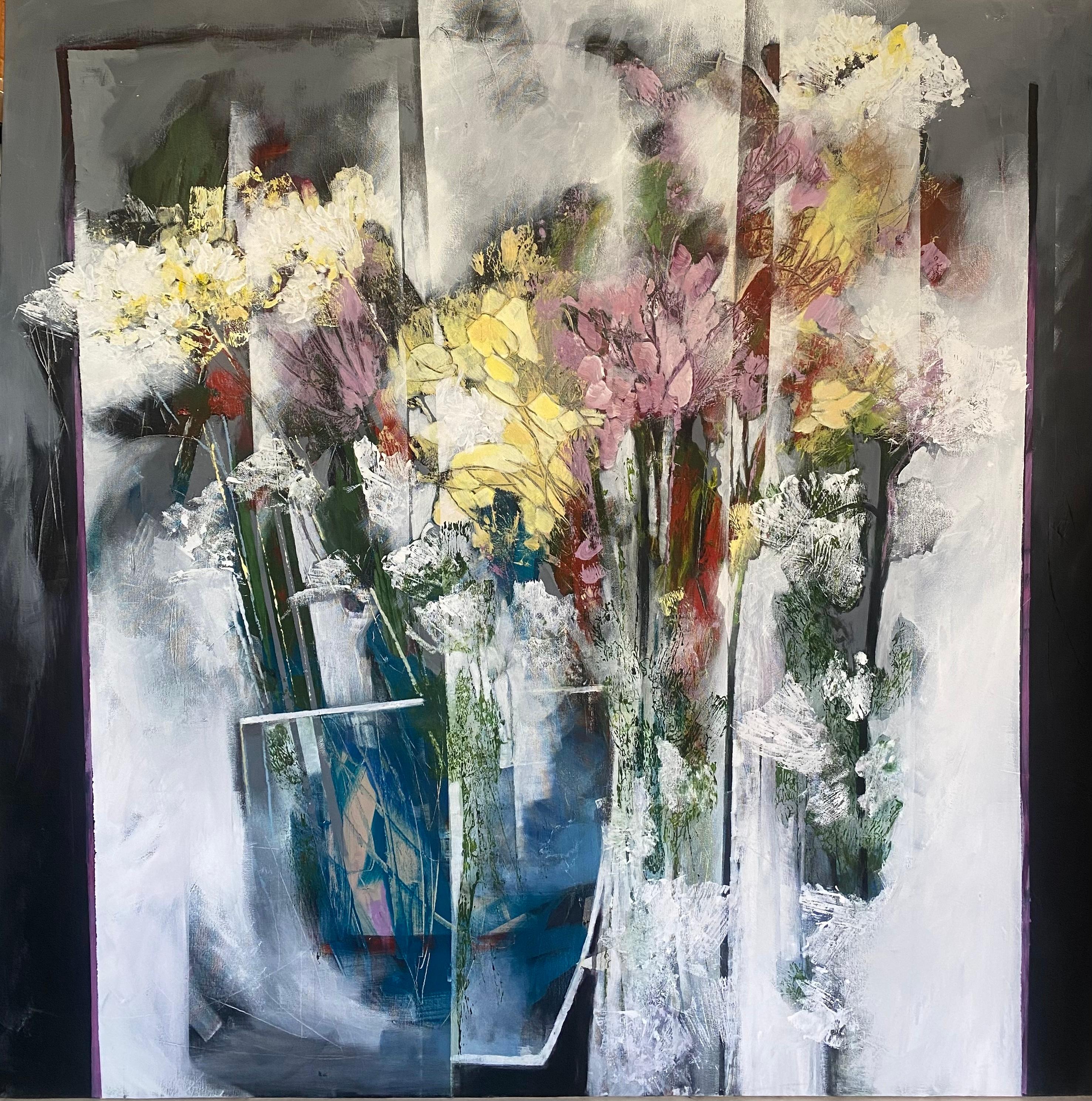 8 Rayka Milanian Untitled Again Acrylic on Canvas 100x100 Cm 2025(1404)