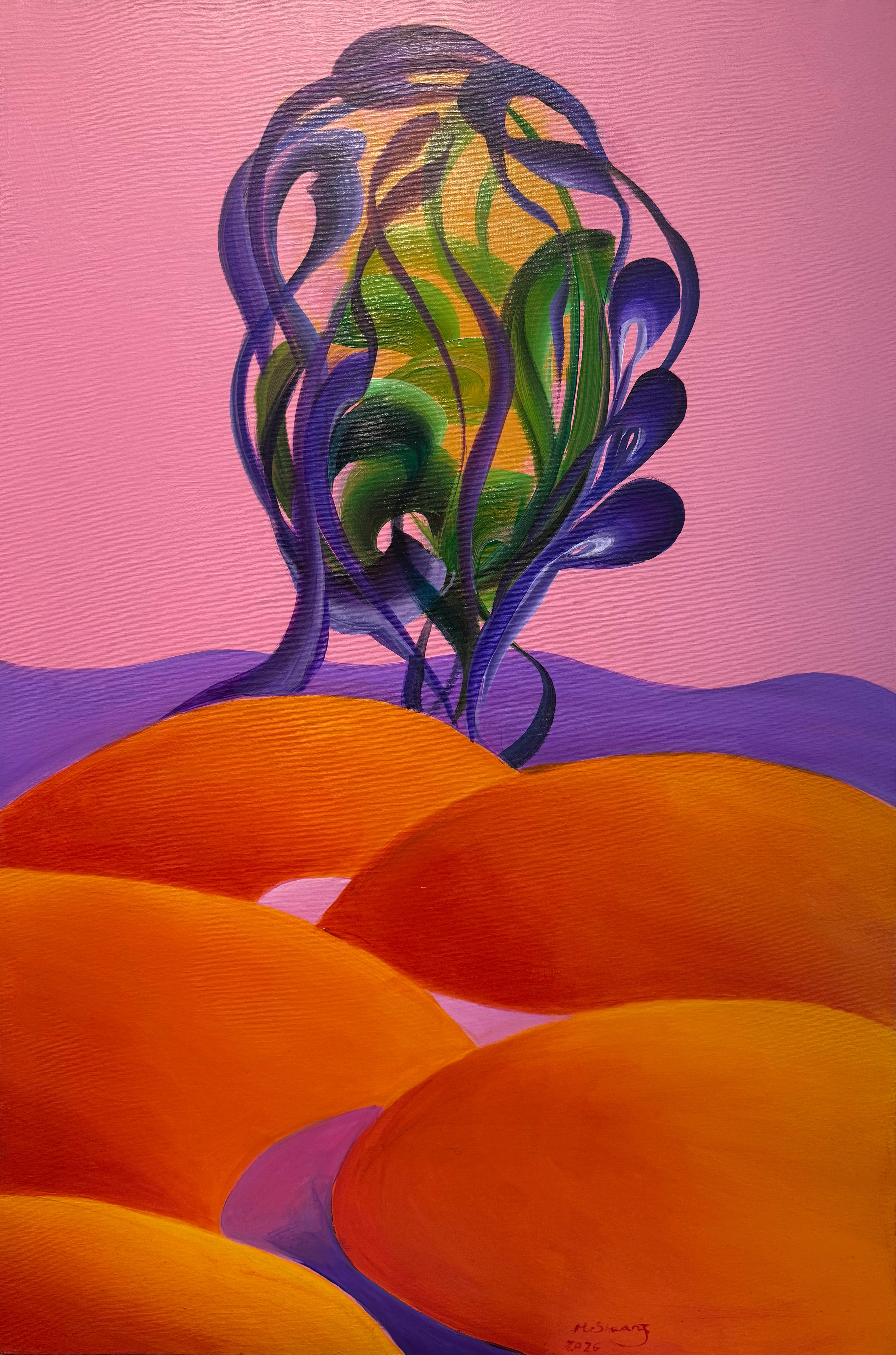 12 Mohammadreza Shirvanizadeh Untitled the Geometry of Dance Series Acrylic on Canvas 60x40cm 2026(1405)