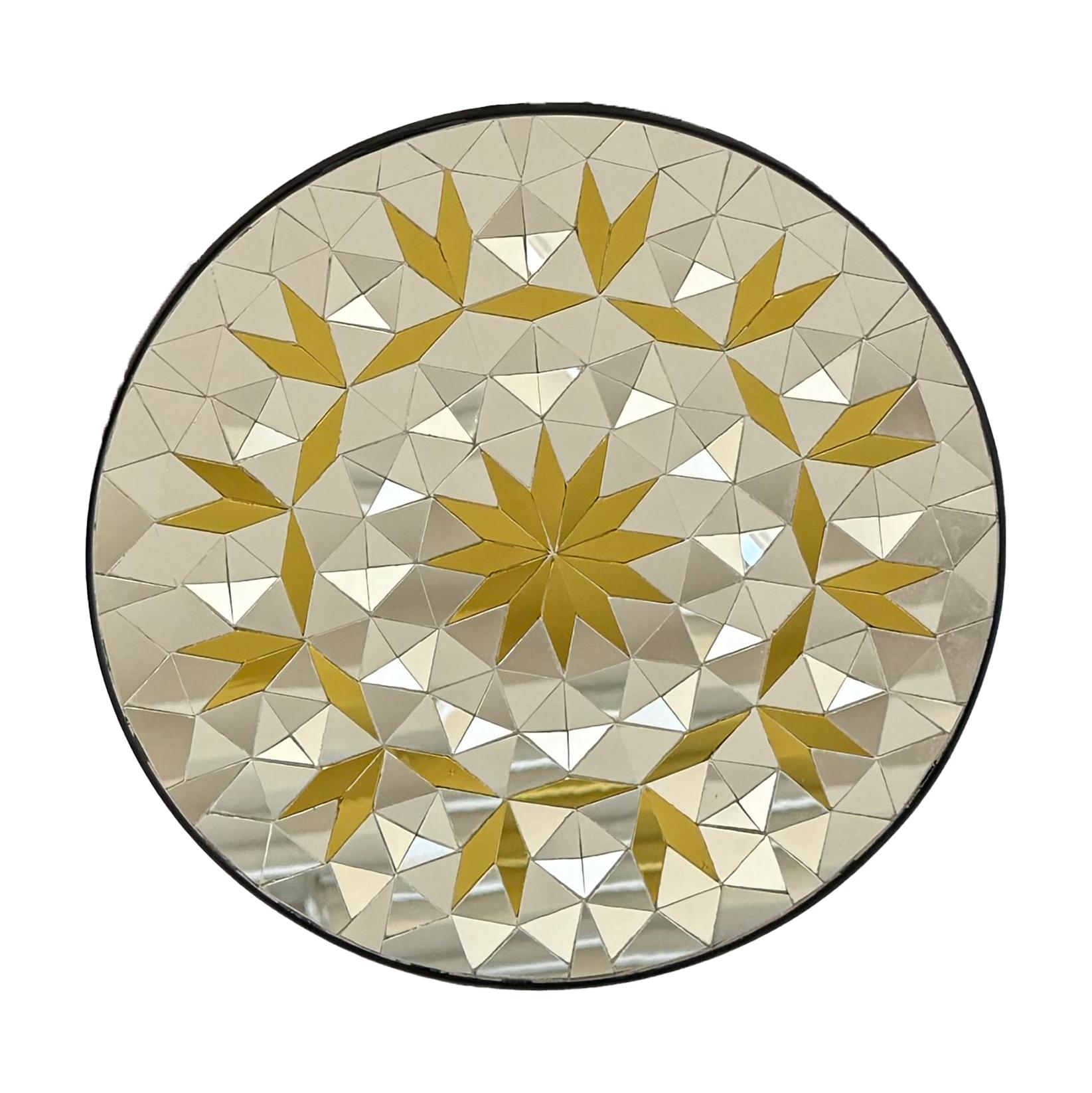 10 Maryam Shekarchian Spinning Sky Mirror on Mdf Board 30 Cm 2021 (1400)