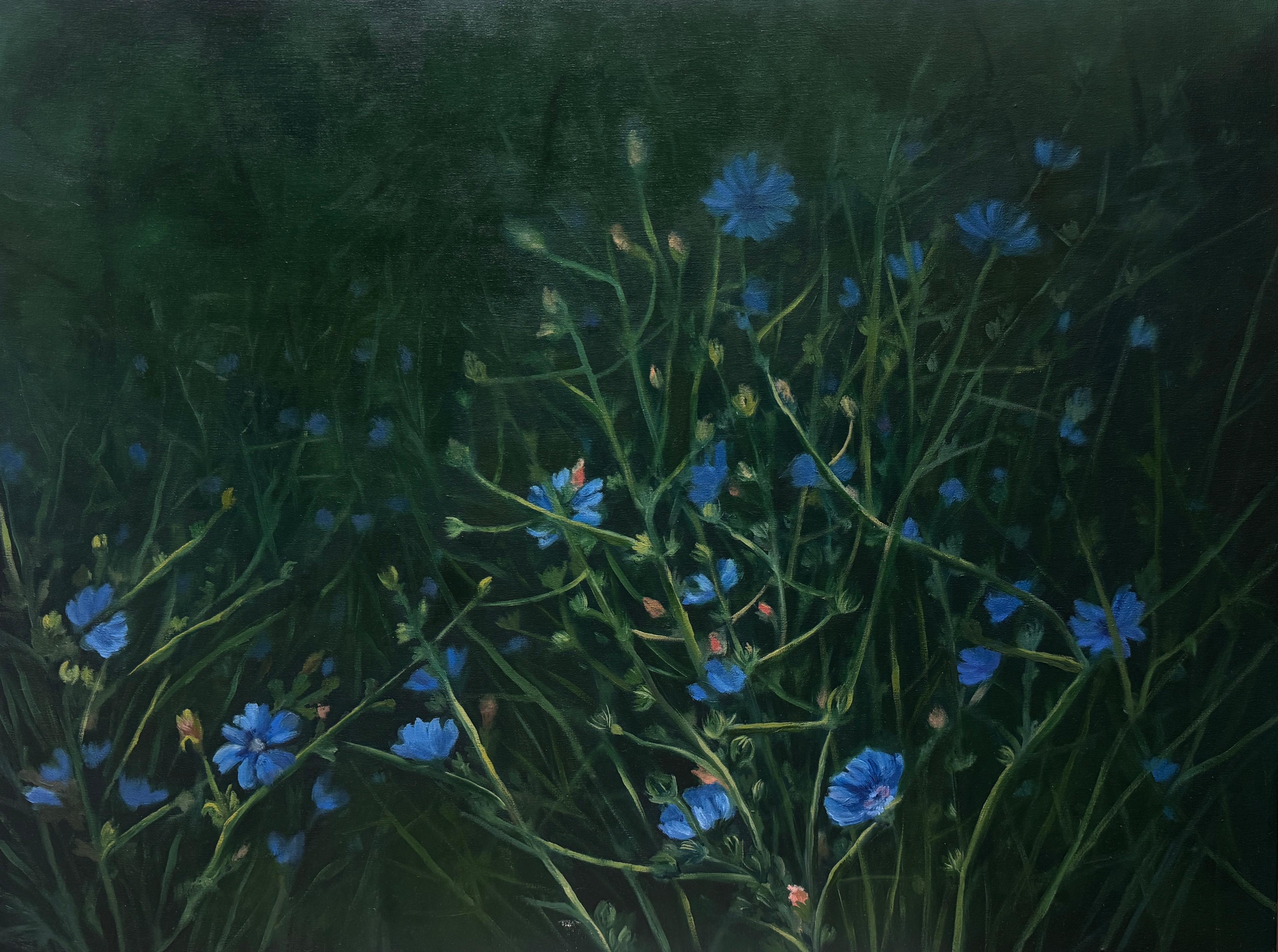 9 Sara Khaleghi Moghaddam  Untitled From That Which Grows Series Oil on Canvas  45x61 Cm 2025 (1404)