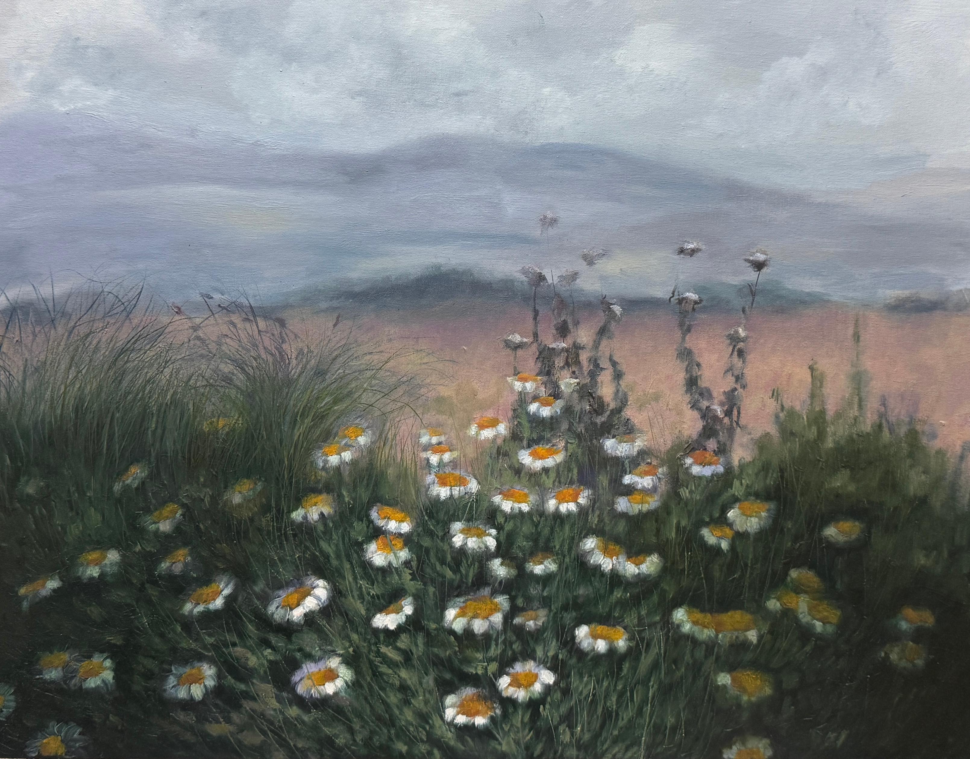 16  Sara Khaleghi Moghaddam  Untitled From That Which Grows Series Oil on Canvas  35x45 Cm 2025 (1404)
