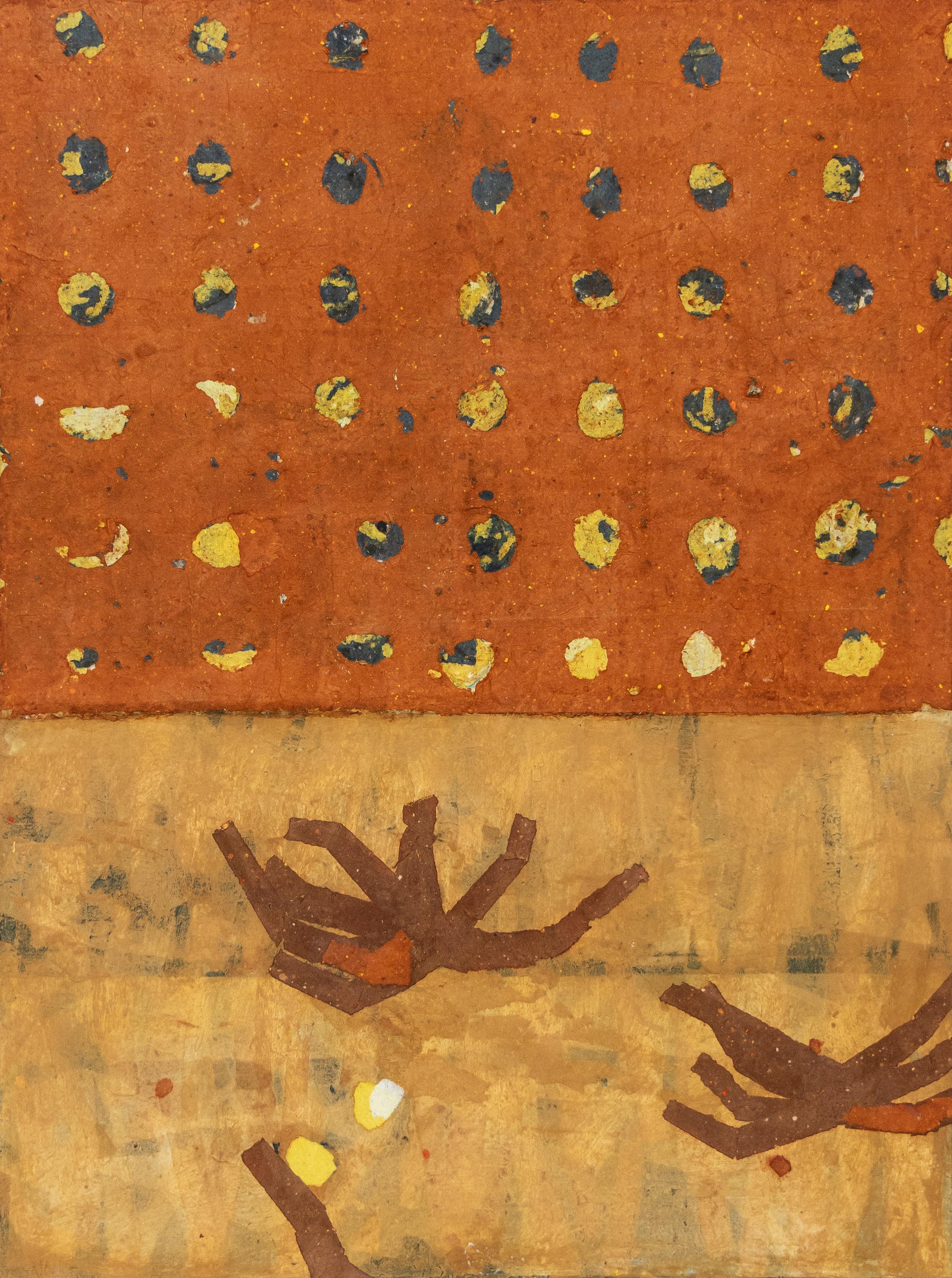 14  Sheyda Monajemi  Untitled  Liminal Series  Mixed Media on Plywood 80x60 1404(2025)