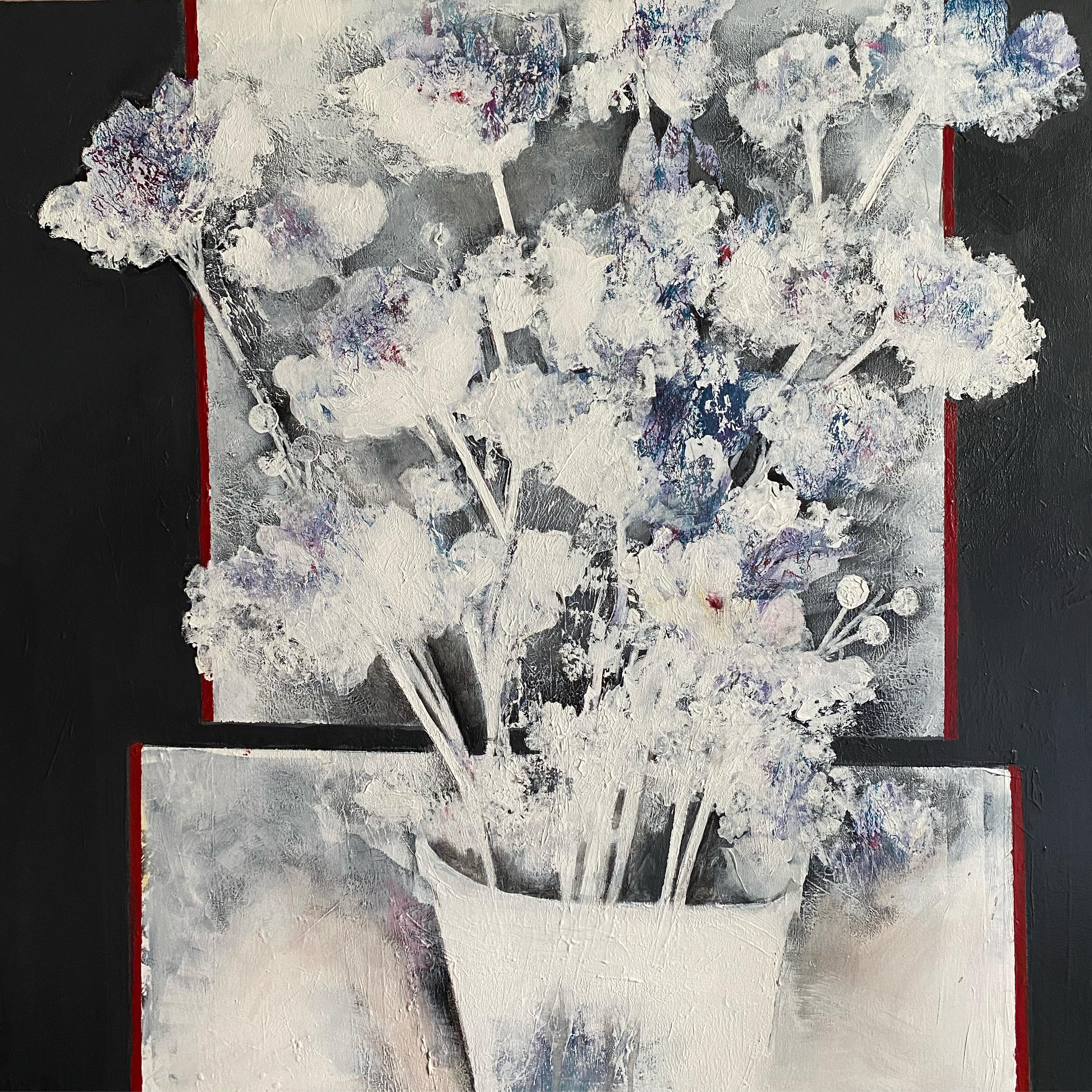 1 Rayka Milanian Untitled Again Acrylic on Canvas 80x80 Cm 2024(1403)
